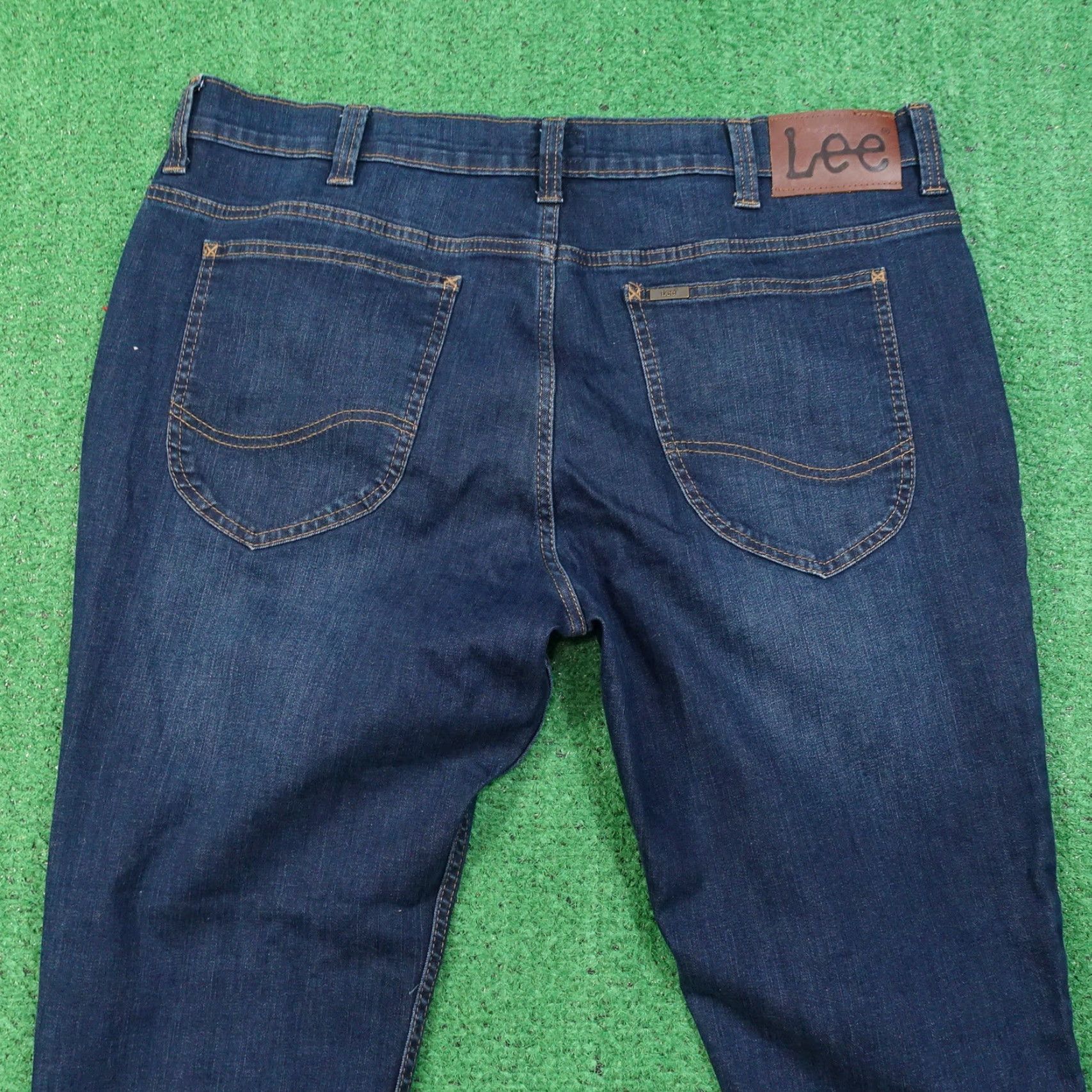 Lee LEE LEM LUKE DENIM BLUE JEANS MENS SIZE 38 Jeans Mens 38 Blue Denim Regular 5-Pocket Belt Loops Cotton Zip Inseam 31 Vintage No Size US 38 / EU 54 - 5 Thumbnail