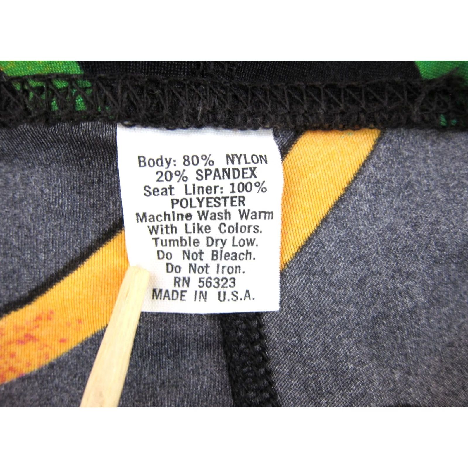 Nike VINTAGE NIKE Leggings Women M Black Geometric Padded Ankle Zip Drawstring Casual 90s Shine Nike Size 32" / US 10 / IT 46 - 4 Thumbnail