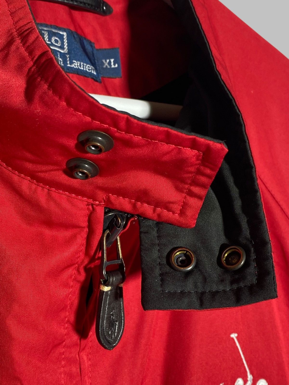 Polo Ralph Lauren 🔥 POLO RALPH LAUREN RED JACKET RACING TEAM MOTO STYLE Size US XL / EU 56 / 4 - 13 Thumbnail