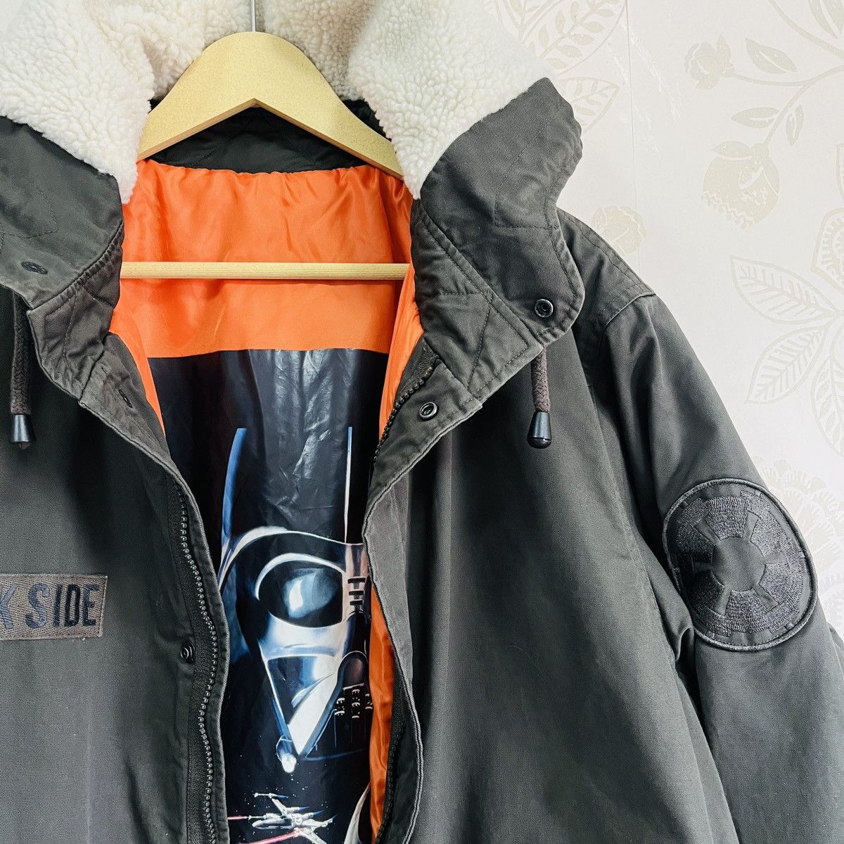 Star Wars Darth Vader Dark Side Parka Long Jacket With Hooded Size US L / EU 52-54 / 3 - 6 Thumbnail