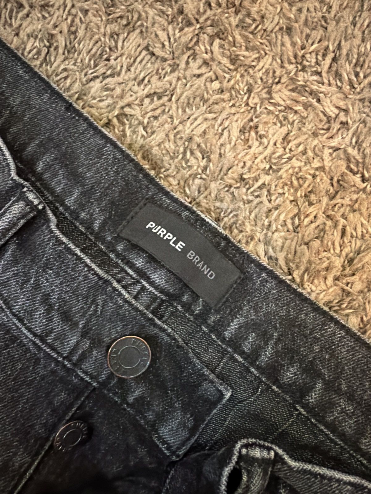 Purple Brand Purple skinny jeans Waxed grey p001 Size US 31 - 11 Thumbnail