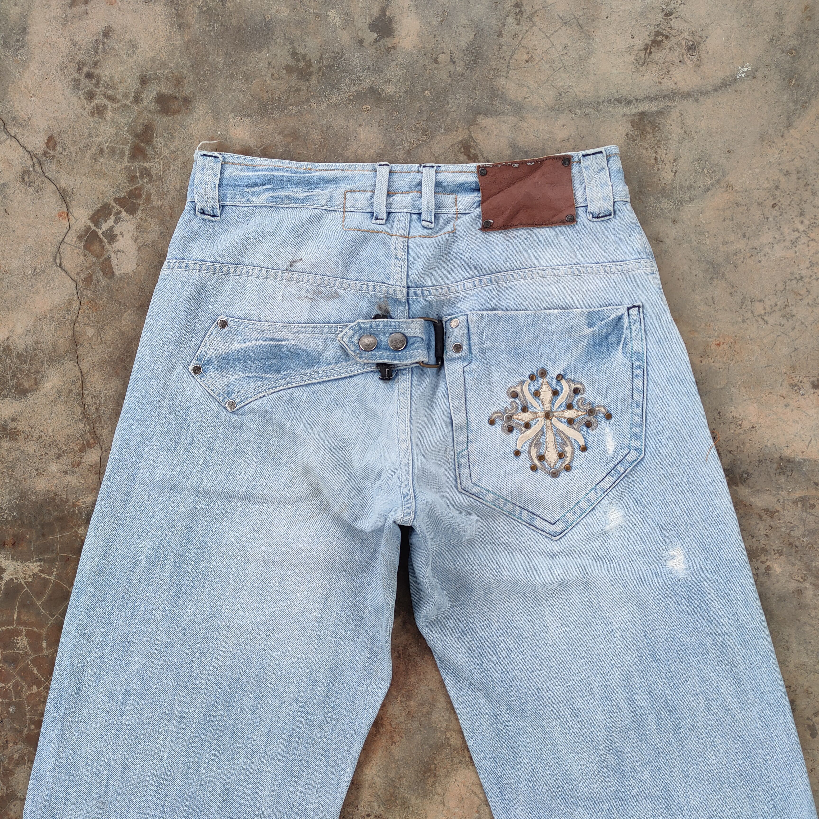 Japanese Brand VINTAGE JAPANESE ALCOTT ART FADED JEANS PANTS Size US 32 / EU 48 - 9 Thumbnail