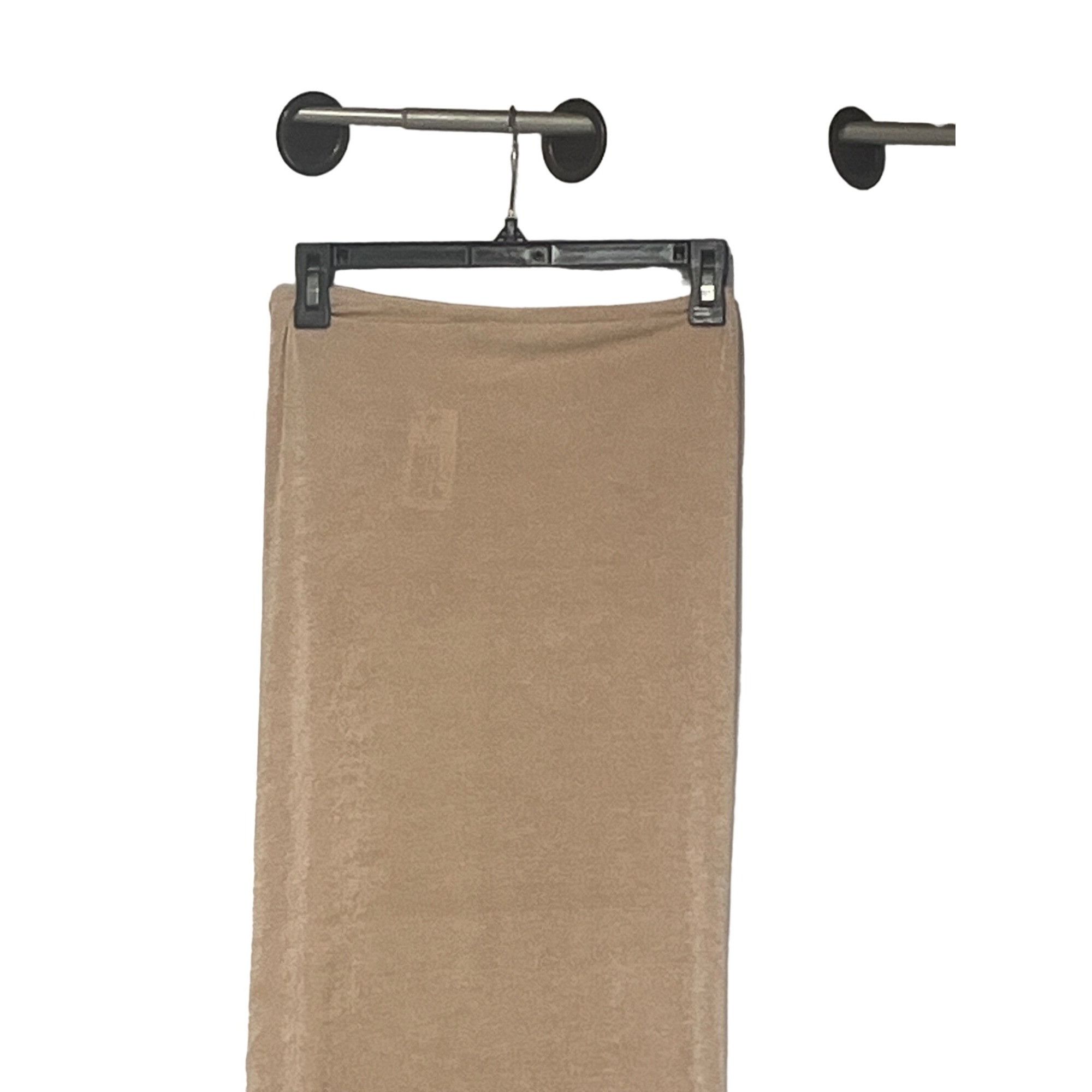 Topshop Topshop Slinky Twist Front Maxi Skirt in Stone-Neutral, Sz. Size 28" / US 6 / IT 42 - 11 Thumbnail