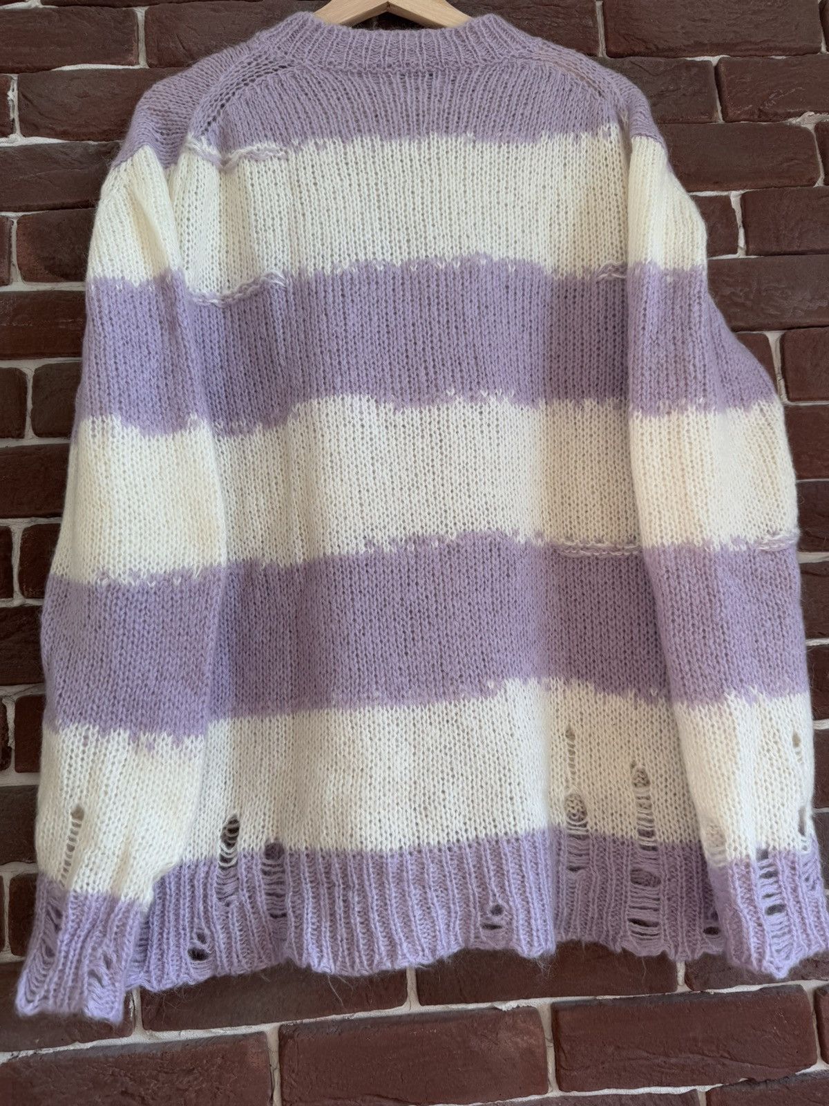 Acne Studios Acne Studios Mohair Sweater Distressed Knit Kurt Cobain Size US L / EU 52-54 / 3 - 5 Thumbnail