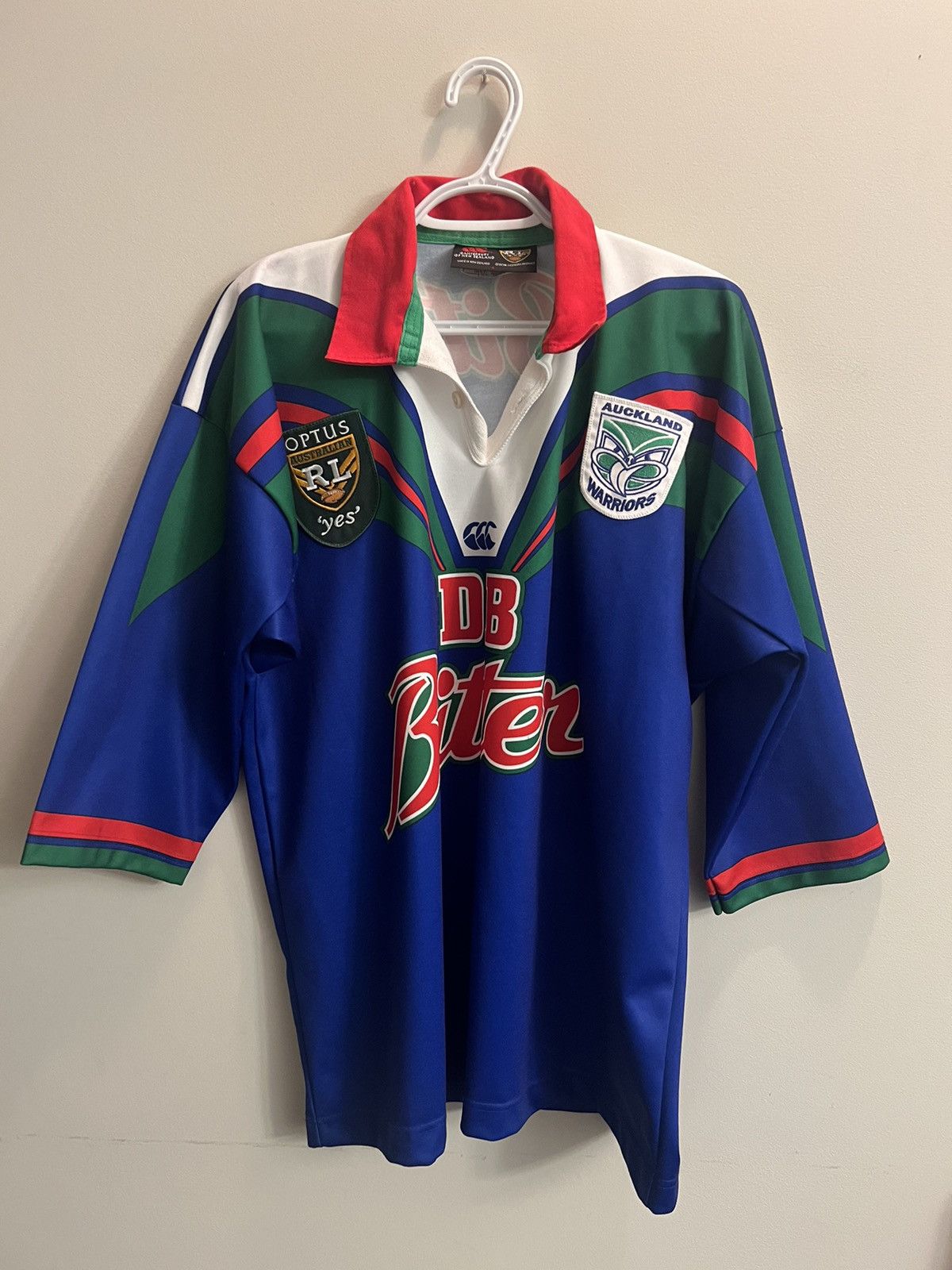 Vintage 1995 Auckland Warriors Rugby League Jersey