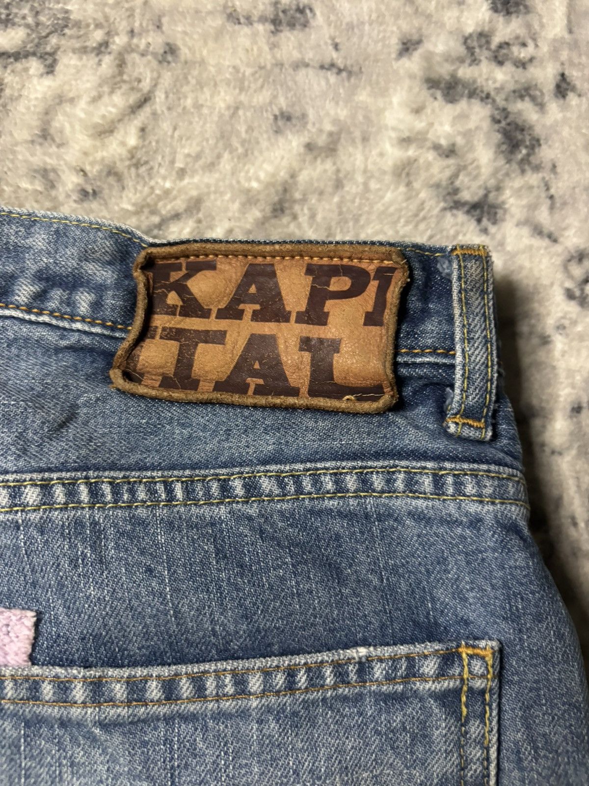 Kapital Kapital Kountry Gypsy Okabilly Patchwork Smiley Denim Size US 34 / EU 50 - 11 Thumbnail