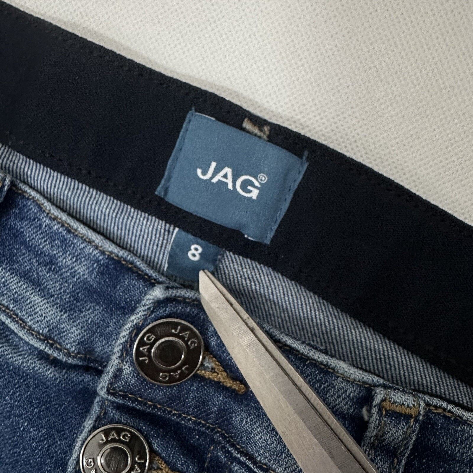 Other Jag Jeans 8 Phoebe Cropped Bootcut Button Fly Split Hem 90’s Size 30" / US 8 / IT 44 - 3 Thumbnail