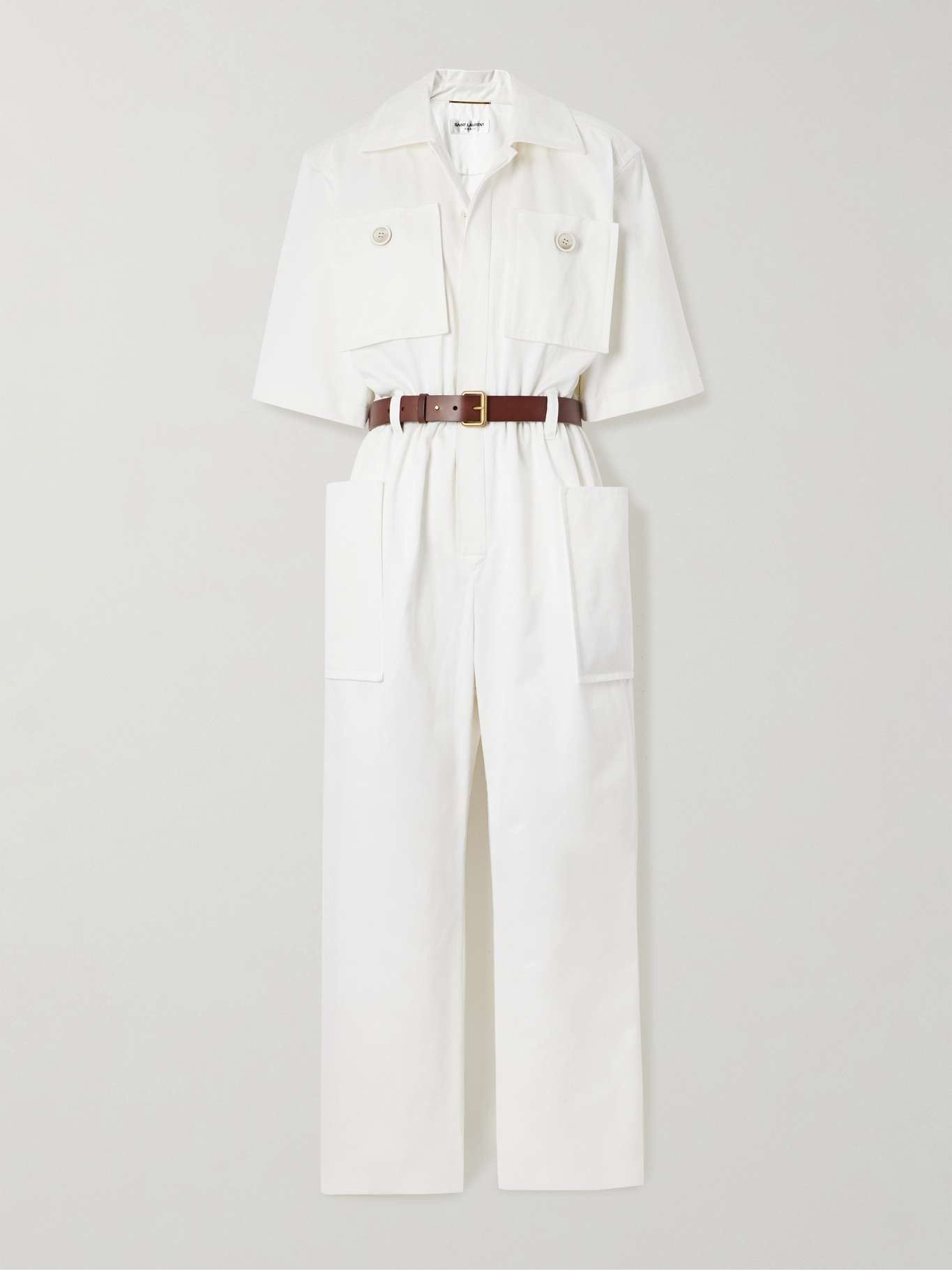 o1bcso1str1125 Jumpsuit IN Cotton Gabardine in White