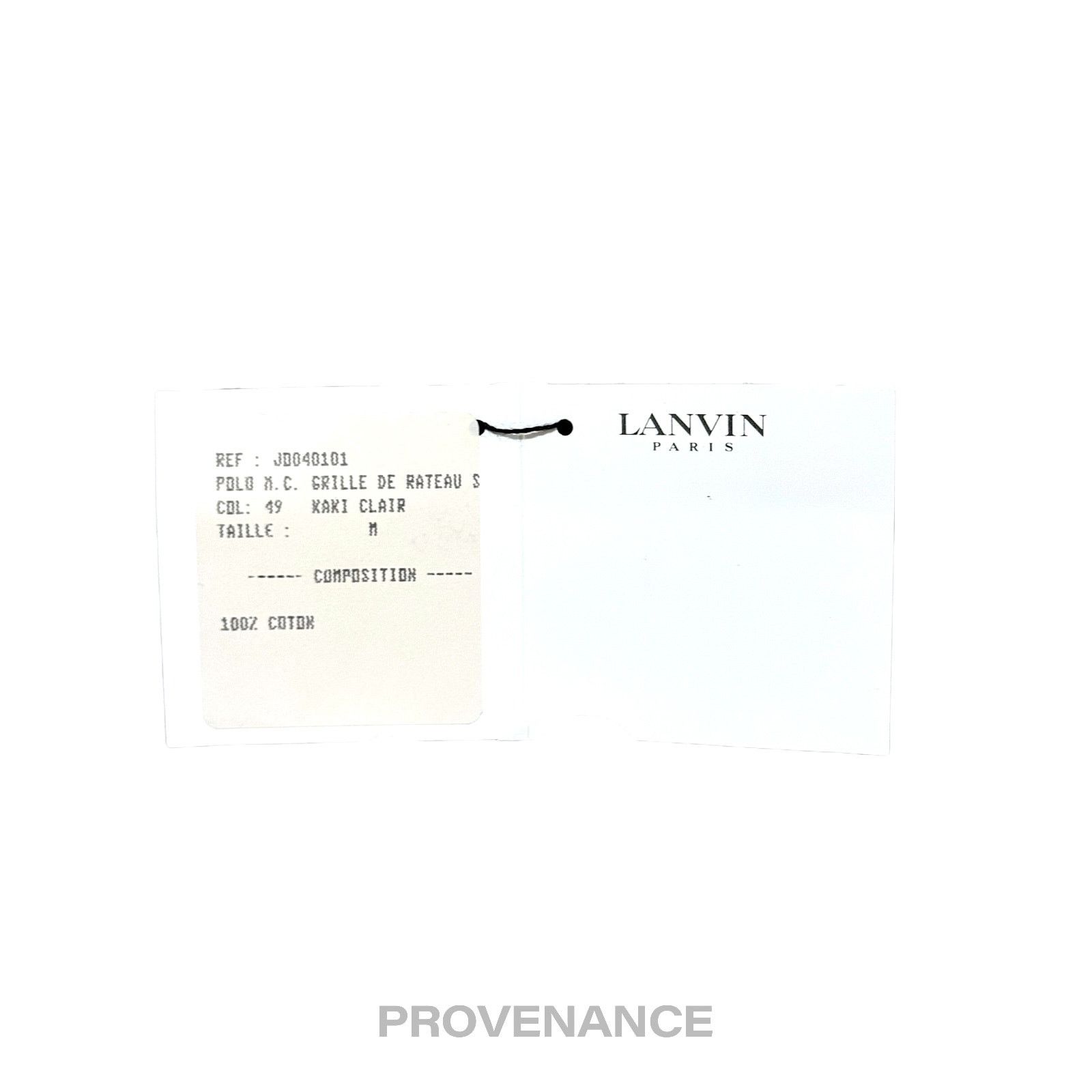 Lanvin 🔴 Lanvin Logo Polo Shirt - Khaki Size US M / EU 48-50 / 2 - 12 Thumbnail