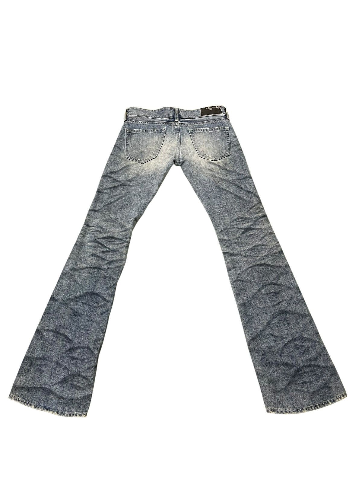 Japanese Brand Flare Jeans Murder License Honeycomb Loe Rise Boot Cut 1🟦6 Size US 28 / EU 44 - 11 Thumbnail
