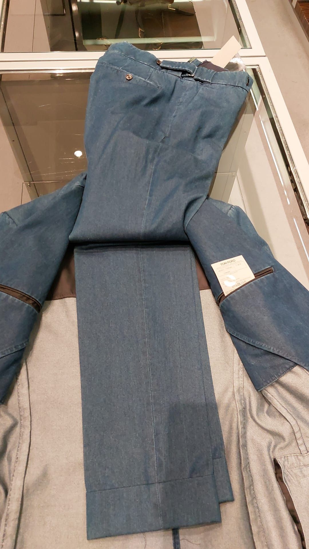 Tom Ford o1loc1c0724 Denim Suit in Blue Size US S / EU 44-46 / 1 - 3 Thumbnail