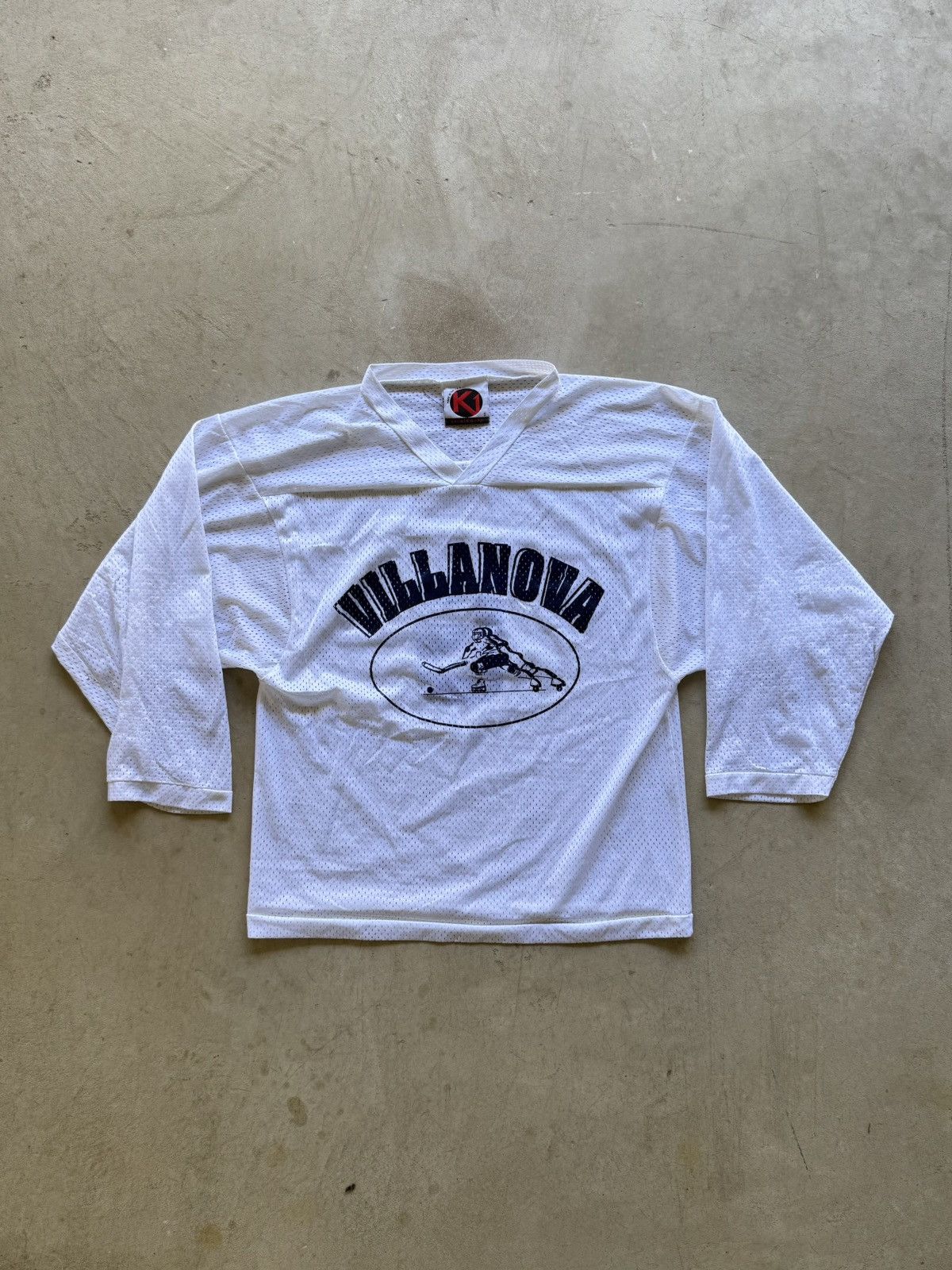 Vintage Vintage 80s 90s Villanova Hockey Jersey Made In USA Size US S / EU 44-46 / 1 - 1 Thumbnail