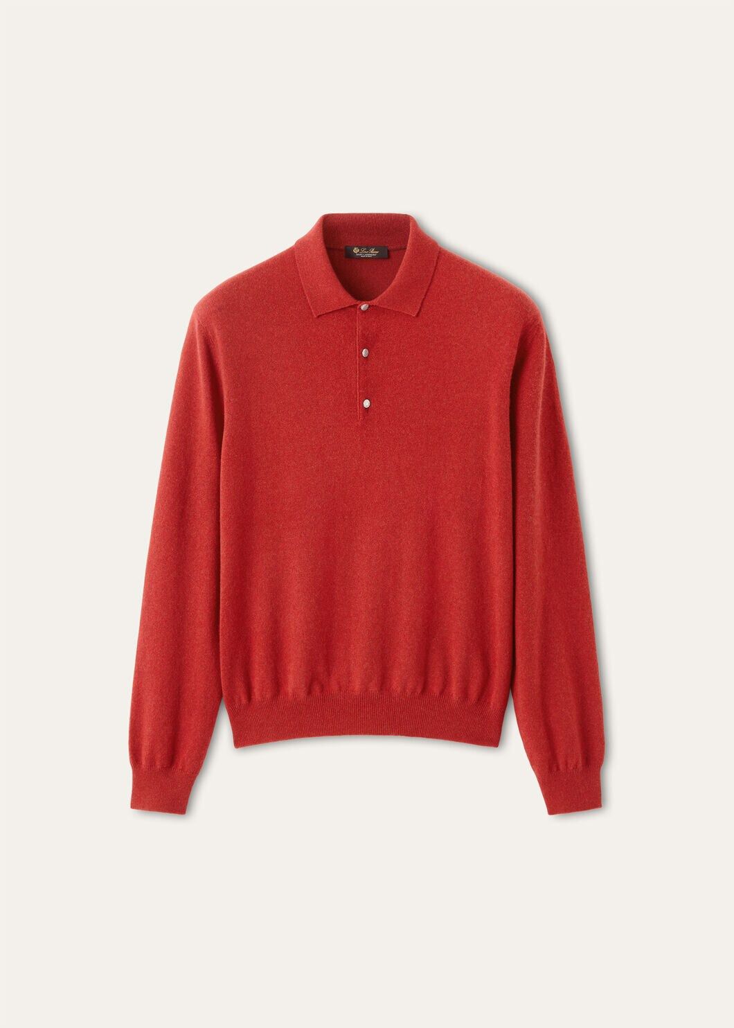 Loro Piana os11x0226 FAO9748 Classic Polo Shirt in Fiery Aura Melange Size US L / EU 52-54 / 3 - 1 Thumbnail