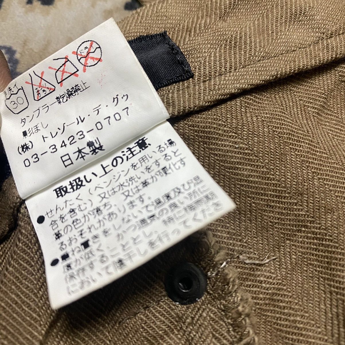 Japanese Brand Japanese Brand Gtreat Leather Trimmed Cargo Flare Pants Size 30" / US 8 / IT 44 - 20 Thumbnail