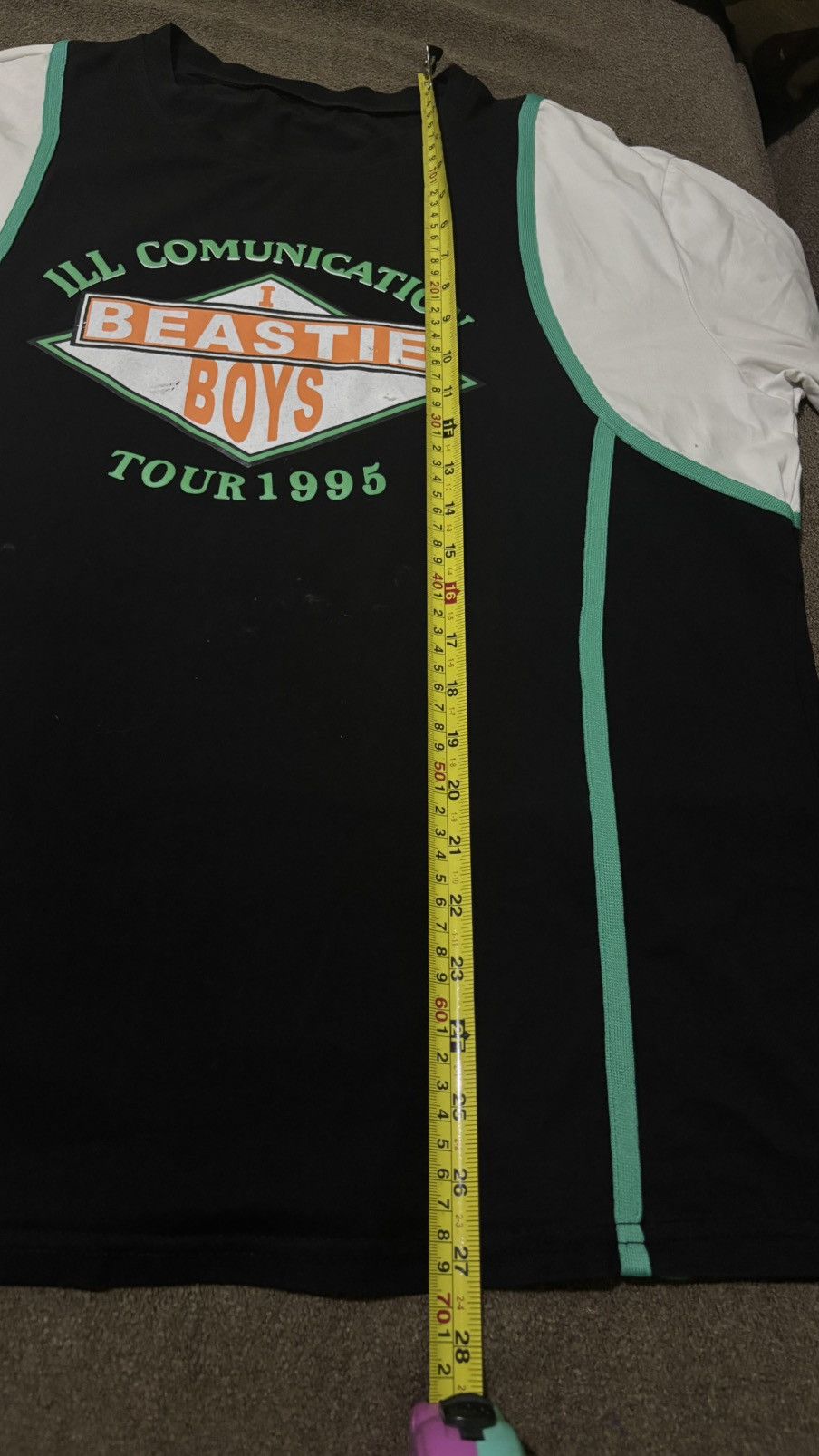 Band Tees Vtg Rare Beastie Boys Jersey Tour 1995 Size US XL / EU 56 / 4 - 8 Thumbnail