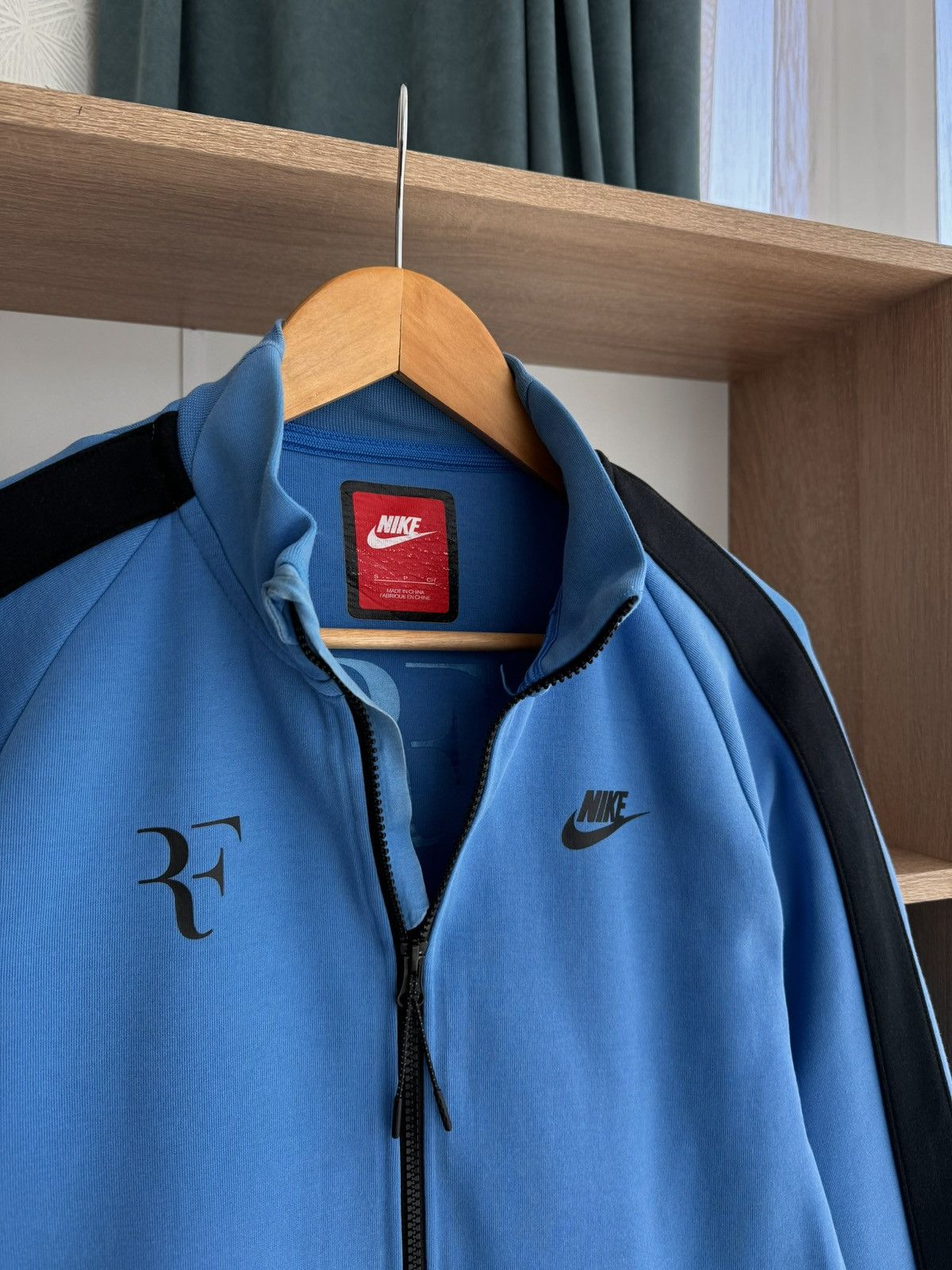 Nike Nike Tech Fleece x Roger Federer Tenis God Navy Hoodie Size US S / EU 44-46 / 1 - 7 Thumbnail