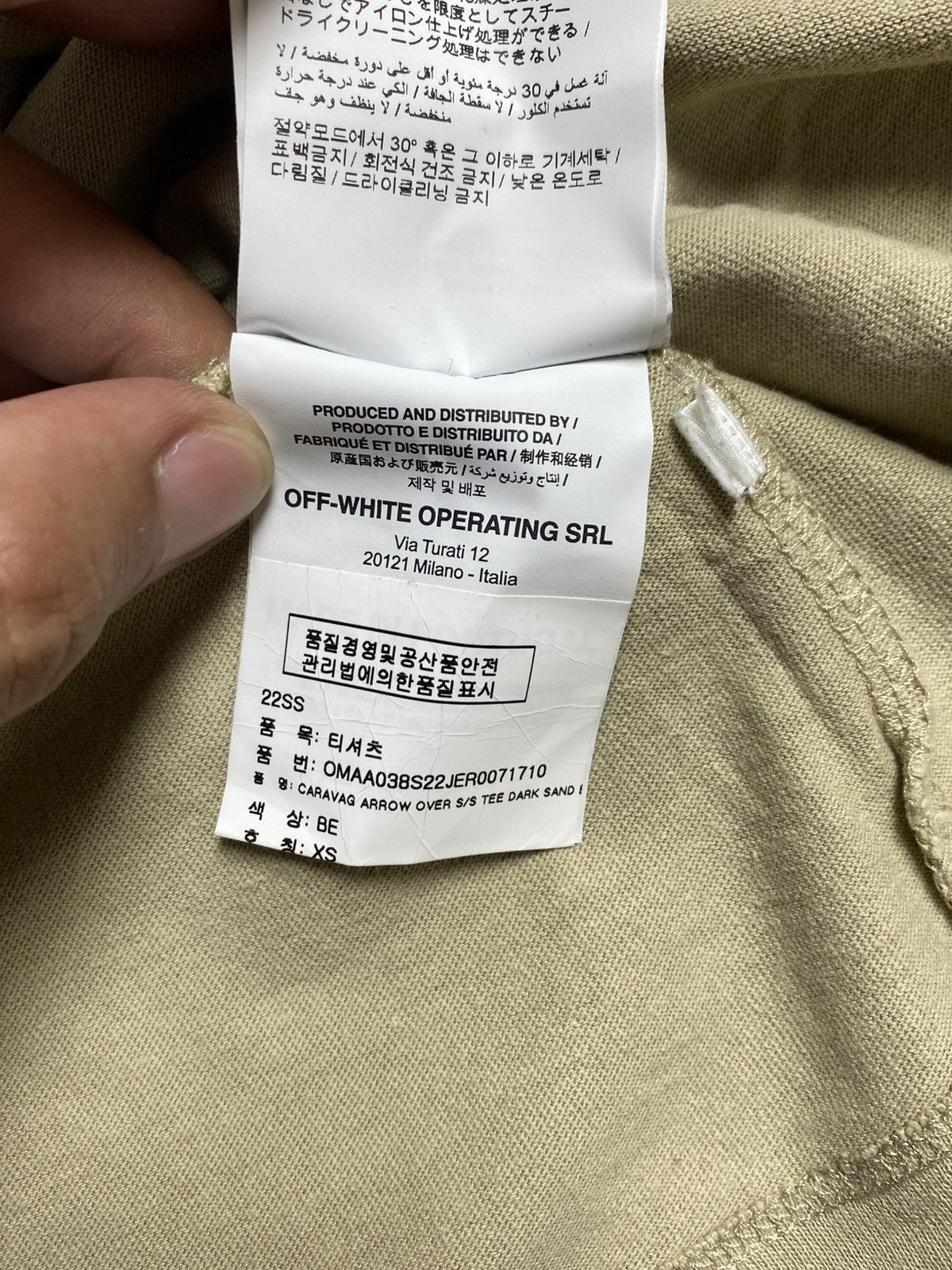 Off-White Off White - SS22 Caravaggio T-Shirt Size US L / EU 52-54 / 3 - 12 Thumbnail