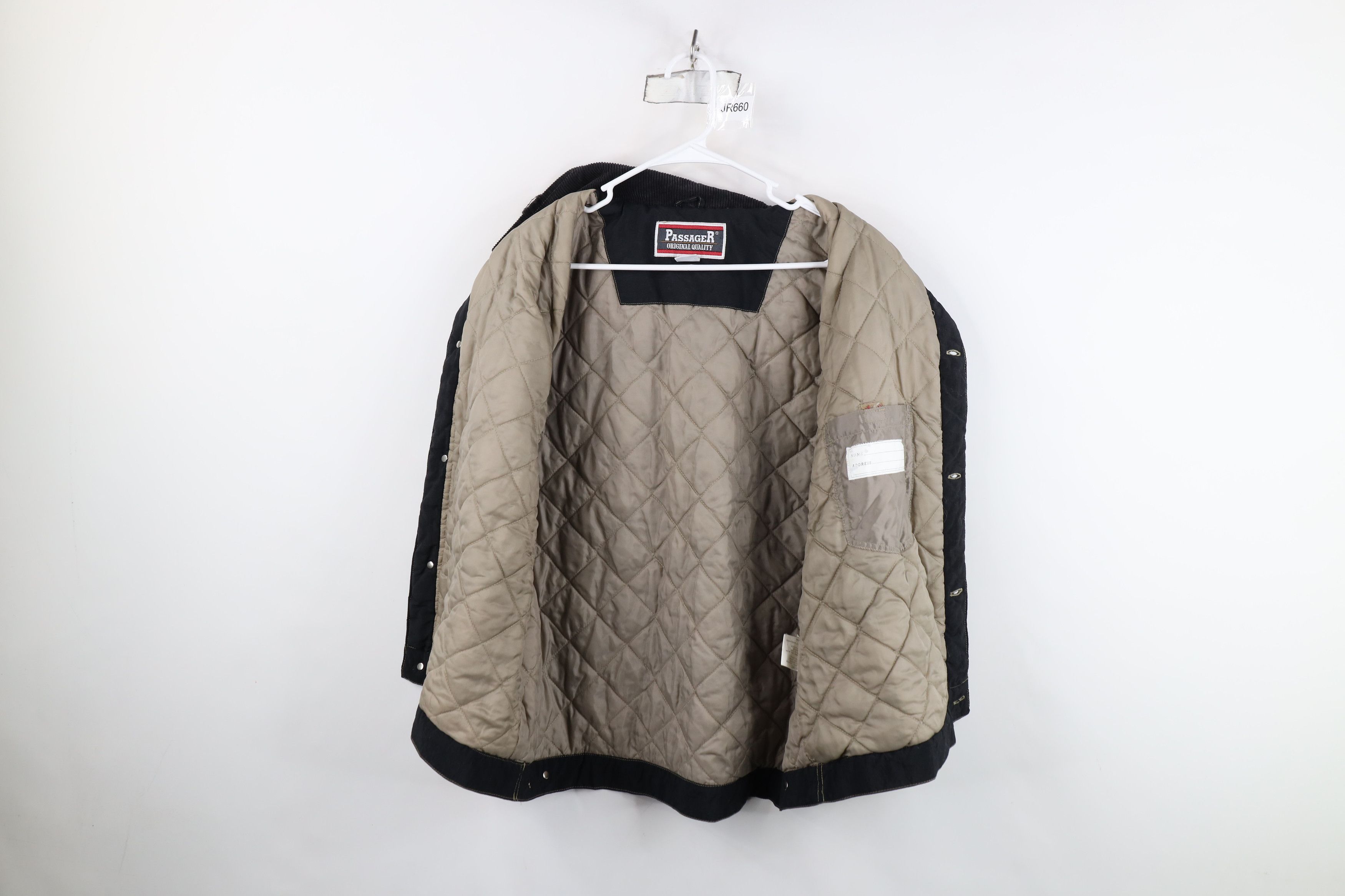 Vintage Vintage 90s Streetwear Flannel Corduroy Collar Vest Jacket Size US XL / EU 56 / 4 - 10 Thumbnail