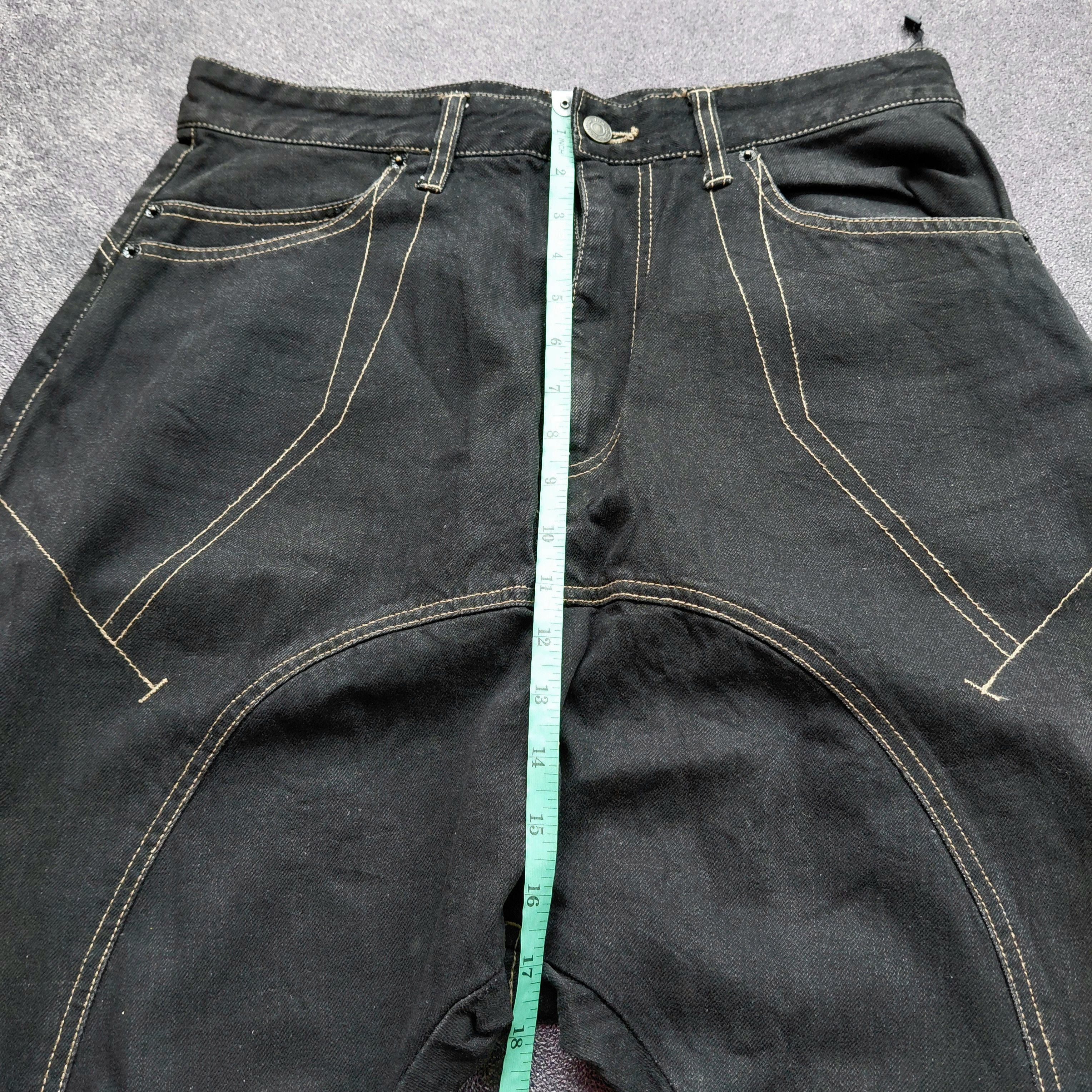 PPFM PPFM Printed Iner Leg Curve Denin Pants Size US 32 / EU 48 - 14 Thumbnail