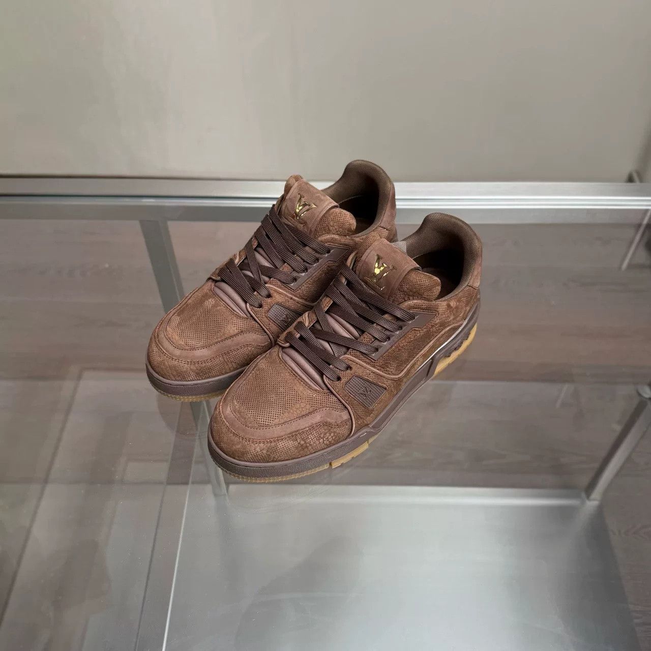 Louis Vuitton LV Trainer 25 Brown Damier Size US 8 / EU 41 - 1 Thumbnail