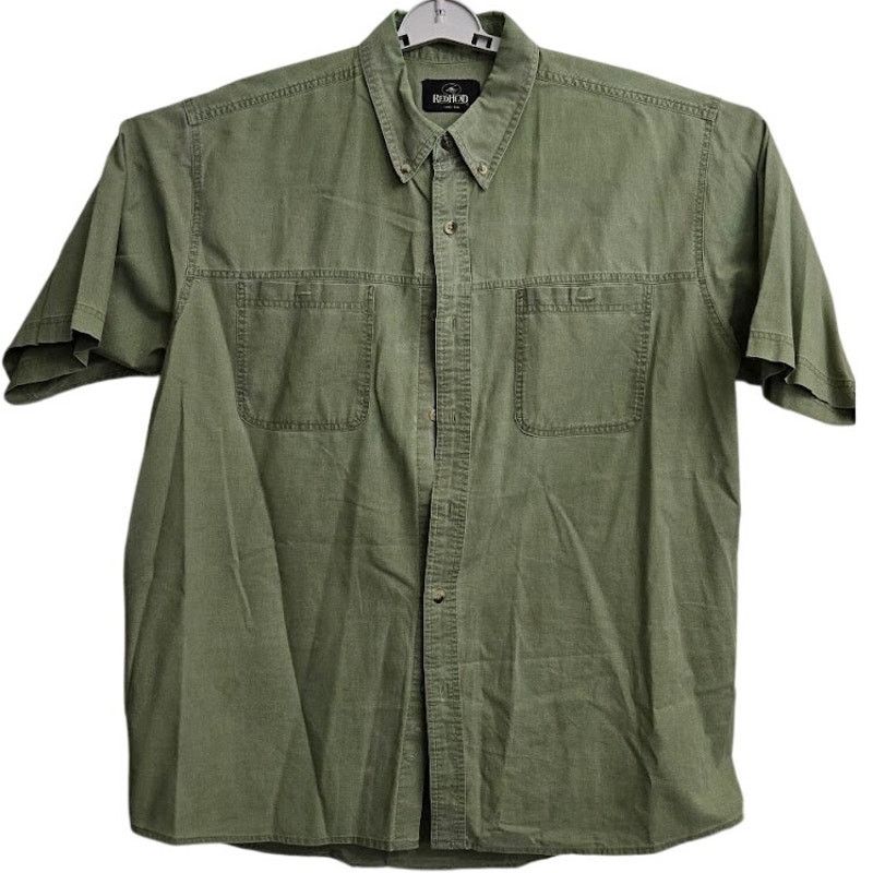 Redhead RedHead Green Short Sleeve Outdoor Shirt XL Size US XL / EU 56 / 4 - 1 Thumbnail