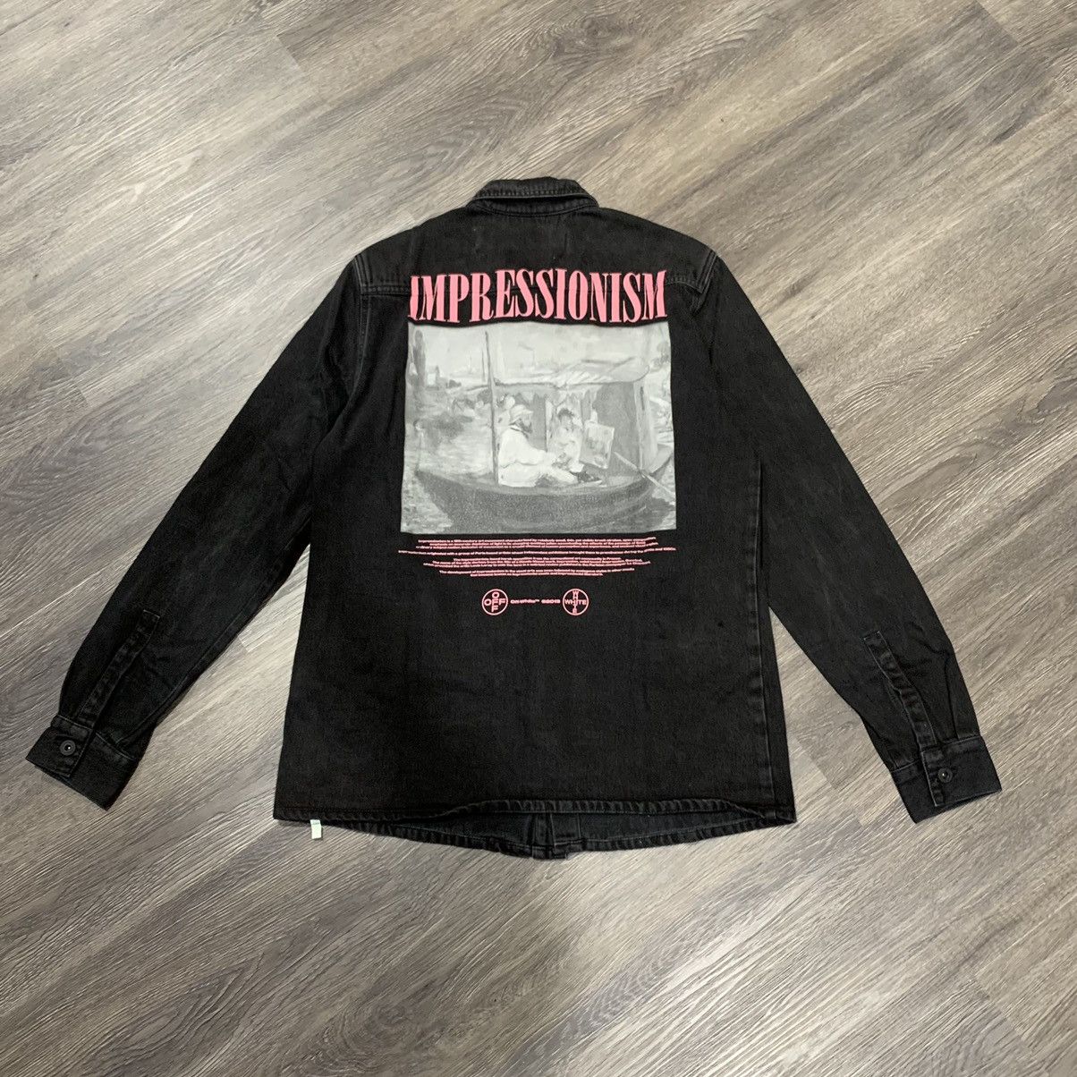 Off-White Off-White Virgin Abloh Black Impressionism Print Jacket Size US S / EU 44-46 / 1 - 3 Thumbnail