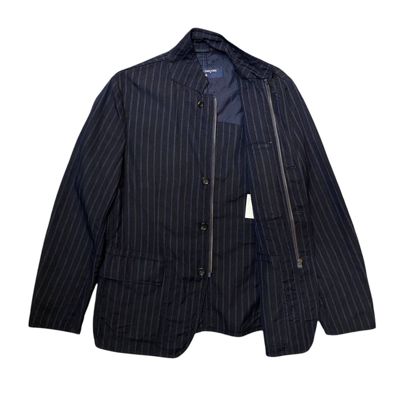 Comme des Garcons AD2007 COMME DES GARCON PINSTRIPED CHORE JACKET Size US S / EU 44-46 / 1 - 4 Thumbnail