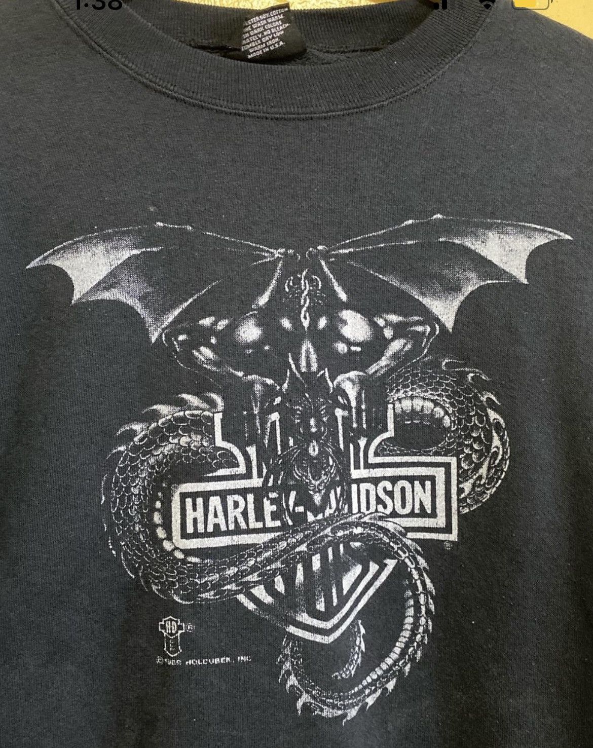 Harley Davidson Vintage 1989 Harley Davidson sweater Size US M / EU 48-50 / 2 - 2 Thumbnail