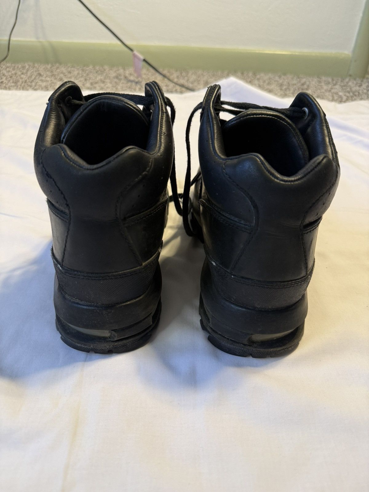 Nike ACG Nike ACG Goadome Triple Black Leather Boots 2015 Size US 9 / EU 42 - 4 Thumbnail