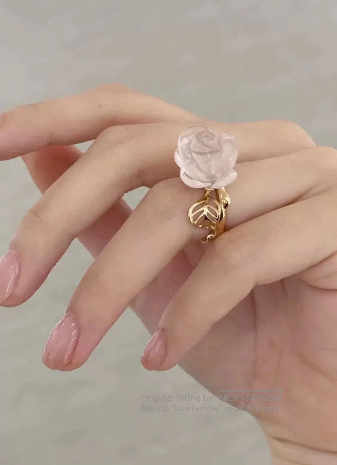 Dior Dior Rose Dior Pre Catelan Ring. Size ONE SIZE - 8 Thumbnail