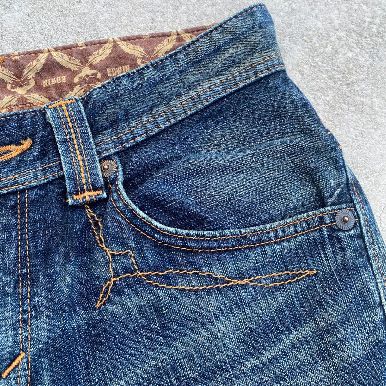 If Six Was Nine Flare Vintage Edwin Flared Distressed Denim Size US 30 / EU 46 - 9 Thumbnail