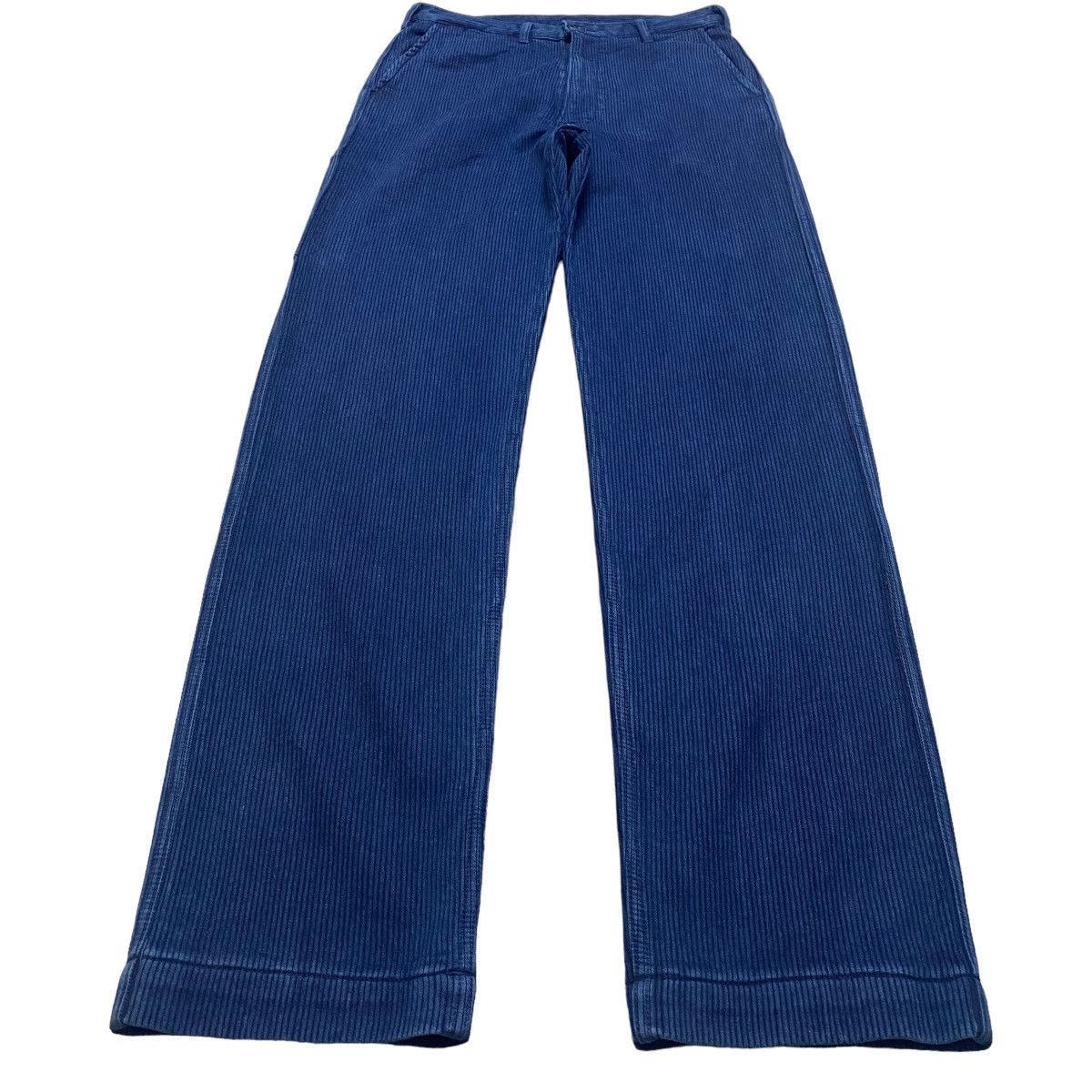 Japanese Brand Made In Indigo Work Pants Stripe Size US 28 / EU 44 - 3 Thumbnail