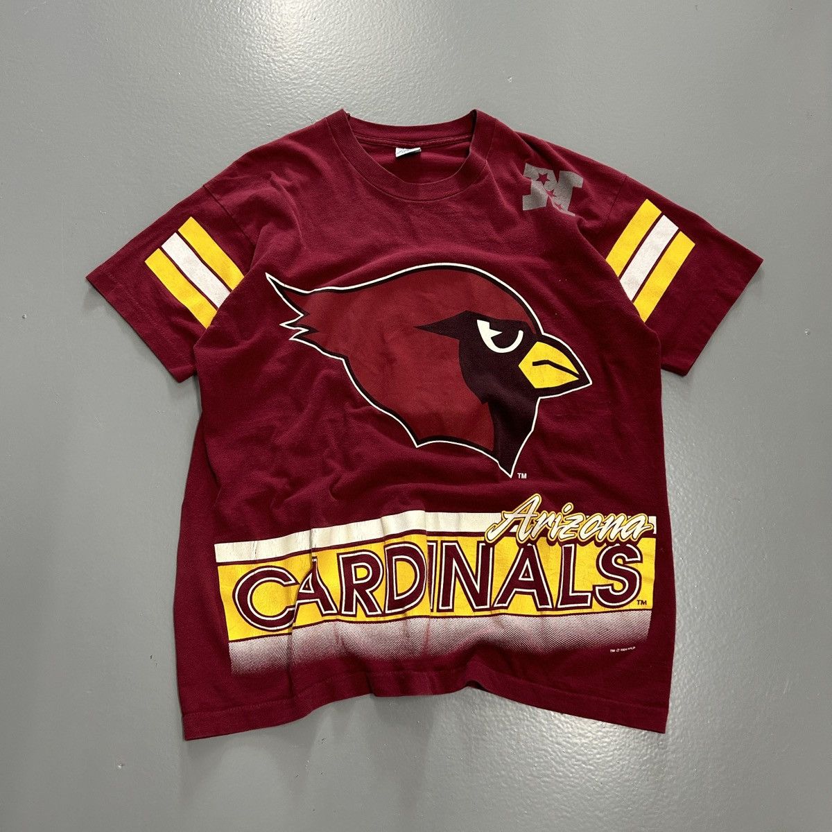 Vintage Embroidered Arizona Cardinals T-Shirt (1990s)