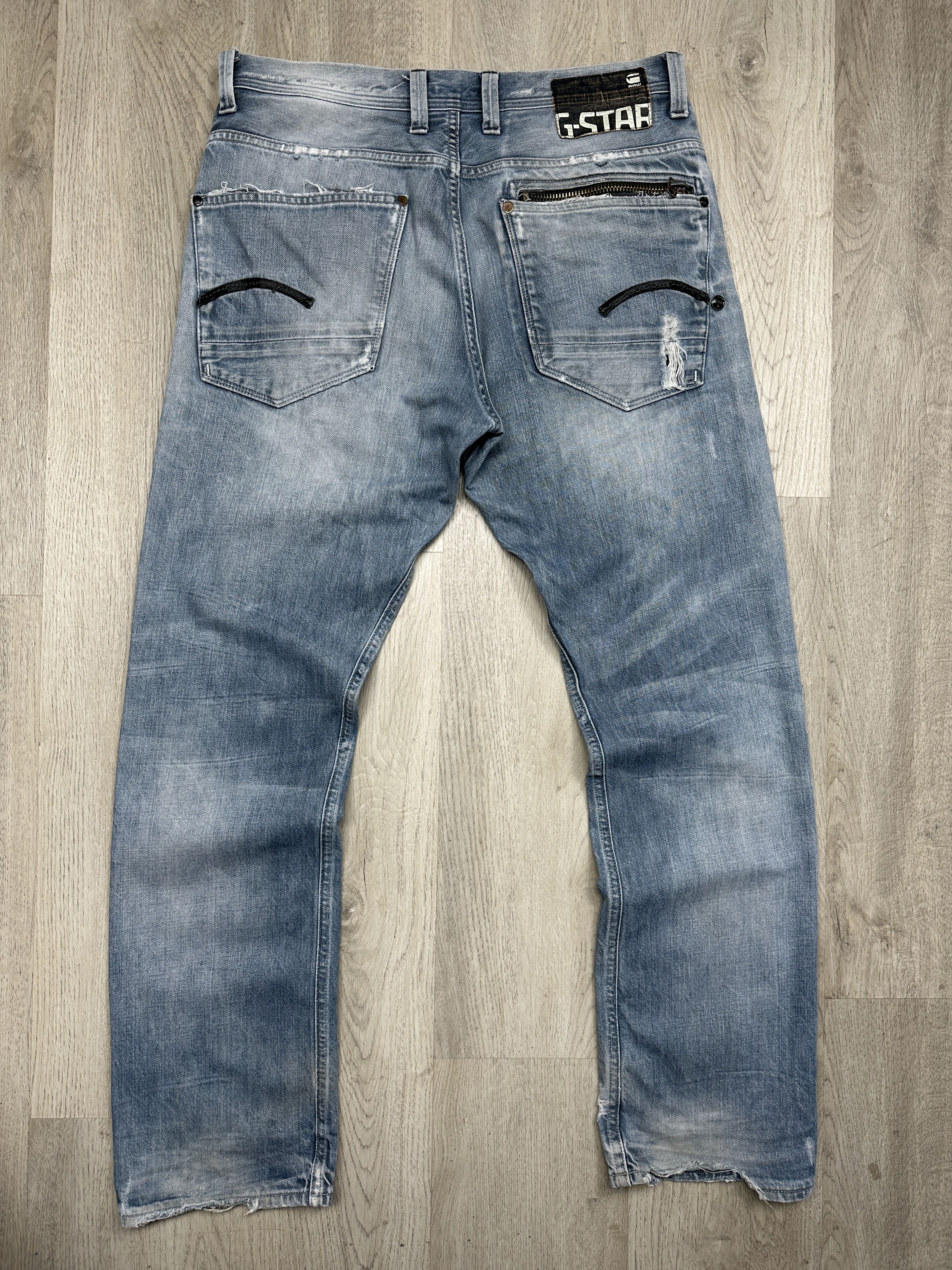 G-Star G Star Raw 3301 Mens Denim Pants Jeans Size US 32 / EU 48 - 1 Thumbnail