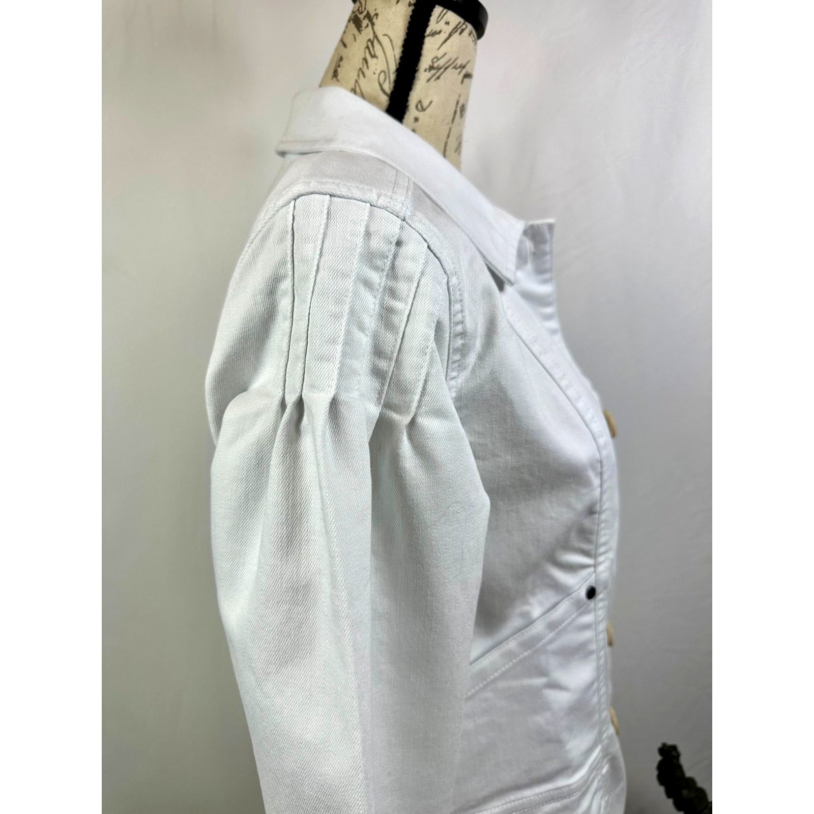 Other Anybody Stretch Twill Utility Jacket Crisp White XS Size XS / US 0-2 / IT 36-38 - 10 Thumbnail
