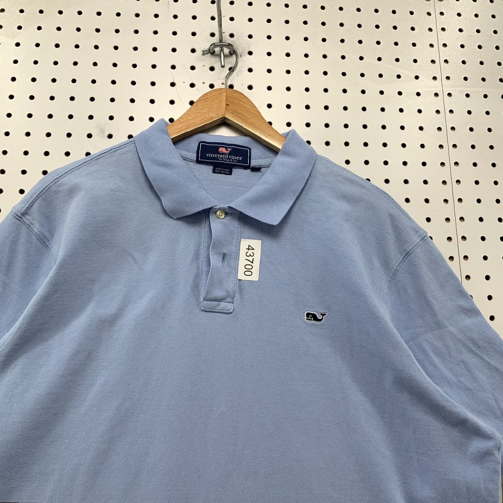 Vineyard Vines Vineyard Vines Polo Shirt Blue Short Sleeve Collared Button XL Made Peru Polo Men XL Blue Preppy 90s? Size US XL / EU 56 / 4 - 4 Thumbnail