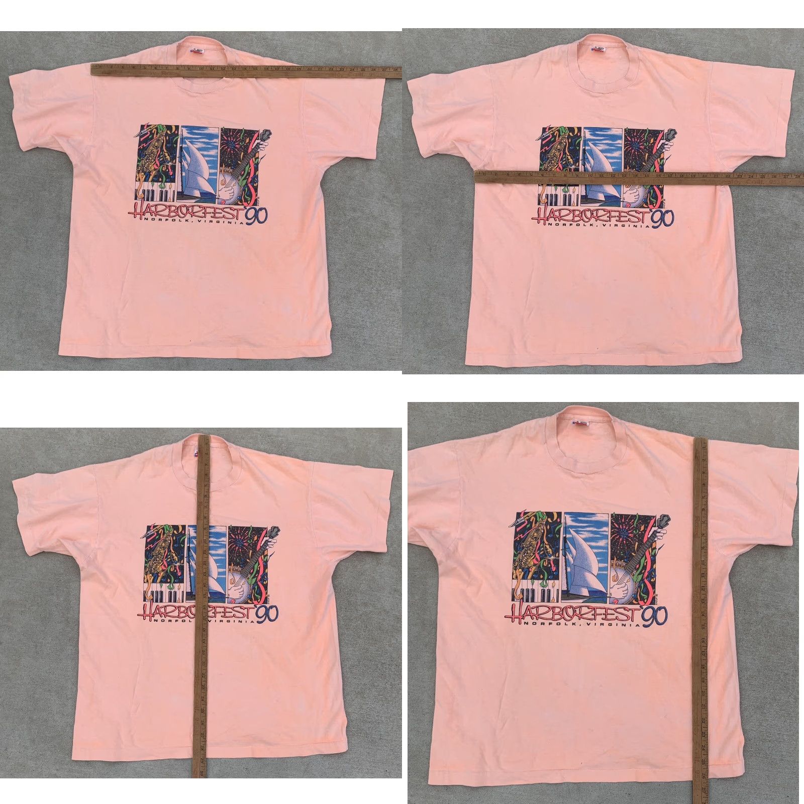 Fruit Of The Loom Vintage Fruit of the Loom 90s Harborfest 1990s Neo-Graphic T-Shirt XL User: Vintage Fruit of the Loom 90s Harborfest 1990s Neo-Graphic T-Shirt XL Size US XL / EU 56 / 4 - 11 Thumbnail