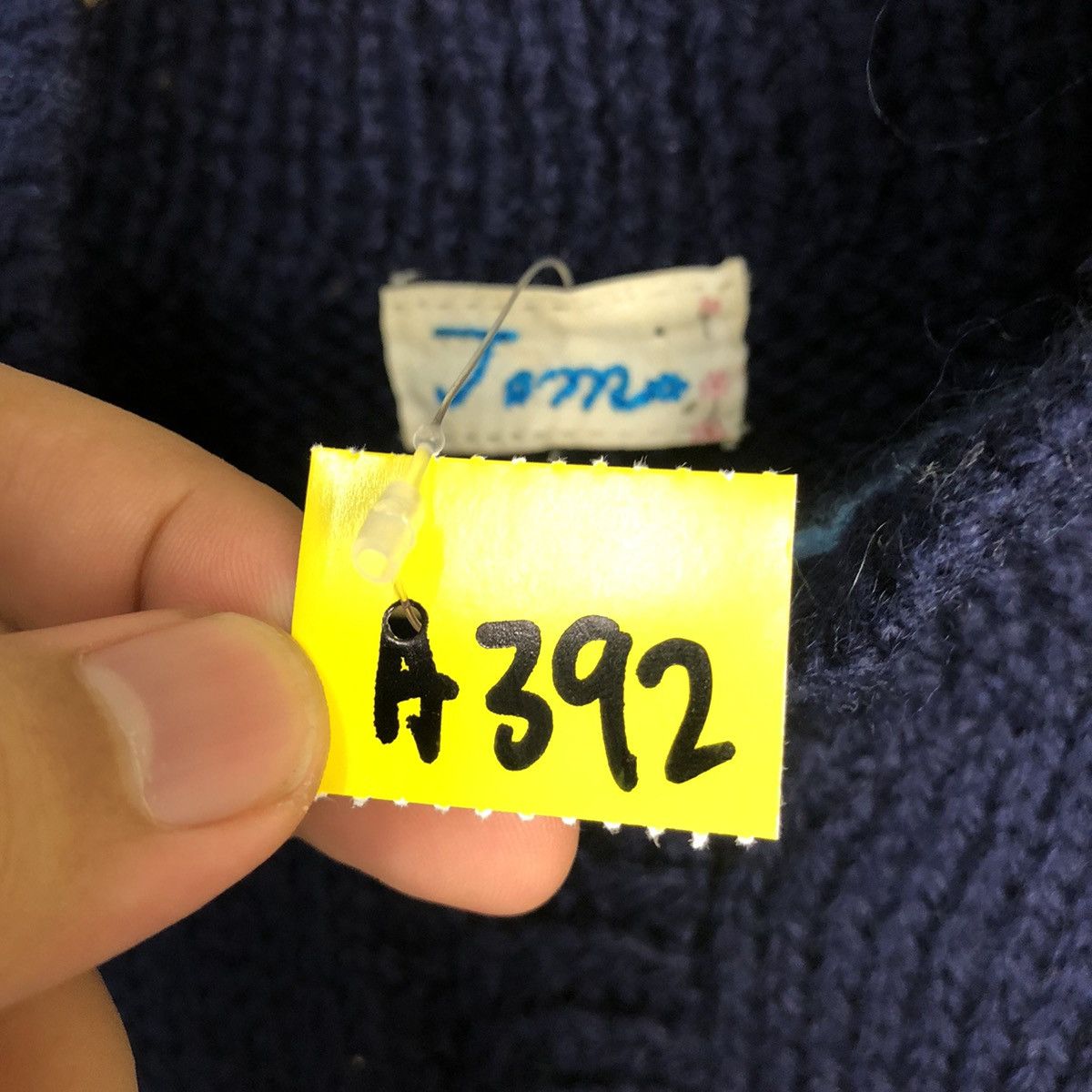 Homespun Knitwear × Japanese Brand Jomo Blue Knitwear #A392 Size US M / EU 48-50 / 2 - 11 Thumbnail