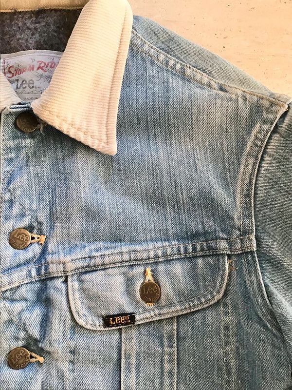 Lee Vintage 70s usa Lee storm rider denim jacket flannel lined Size US S / EU 44-46 / 1 - 4 Thumbnail