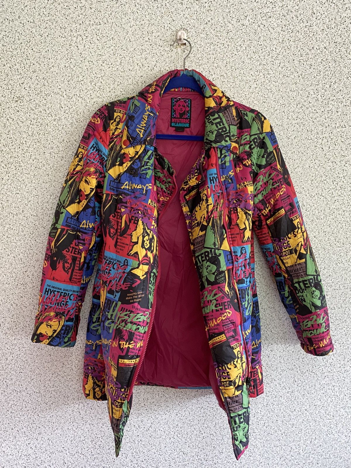 Hysteric Glamour Hysteric Glamour Comic Print Puffer–Iconic Multi Clr Jacket Size S / US 4 / IT 40 - 11 Thumbnail