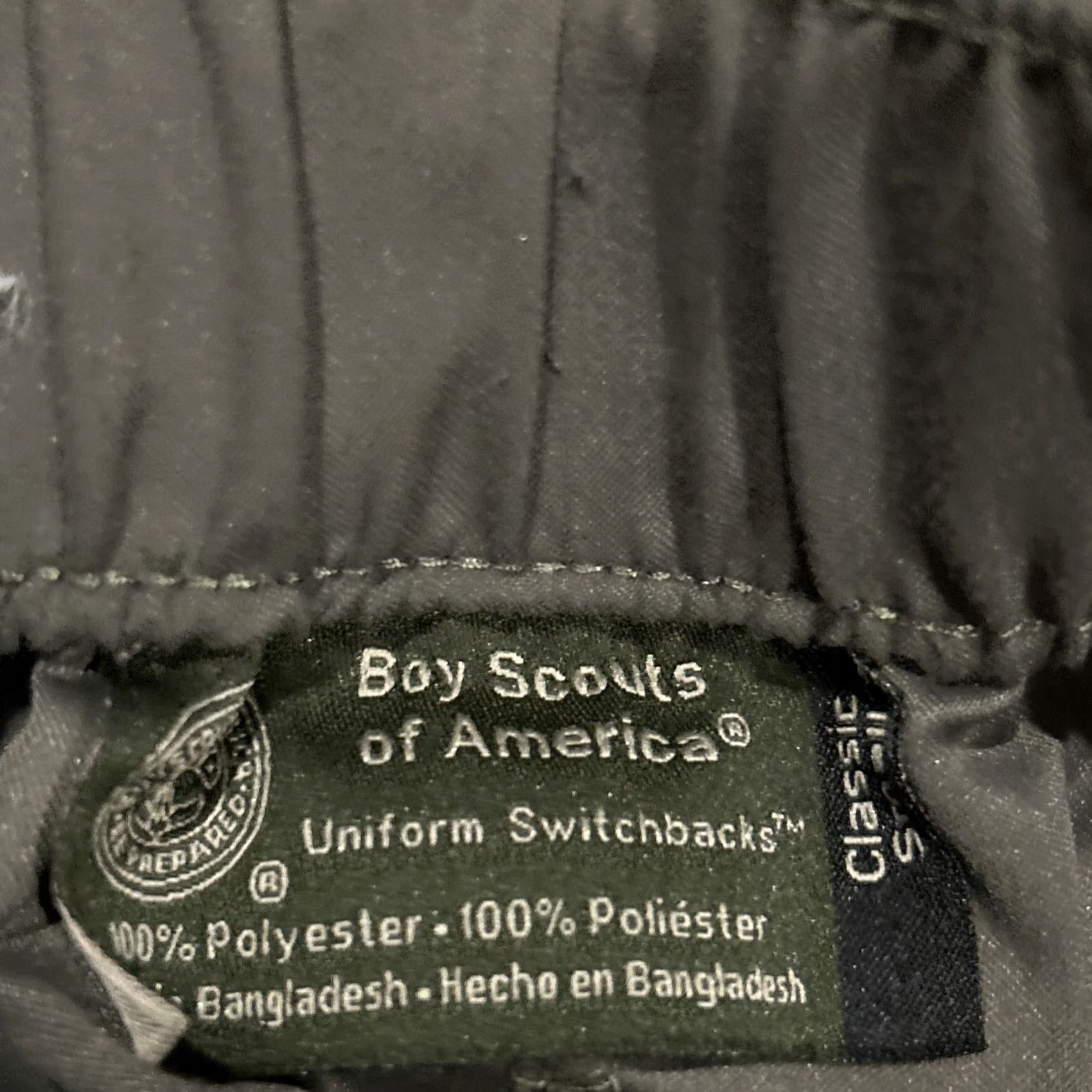 Vintage Boy Scouts Of America Shorts Unisex S Polyester Green Short Classic S Size US 29 - 2 Thumbnail