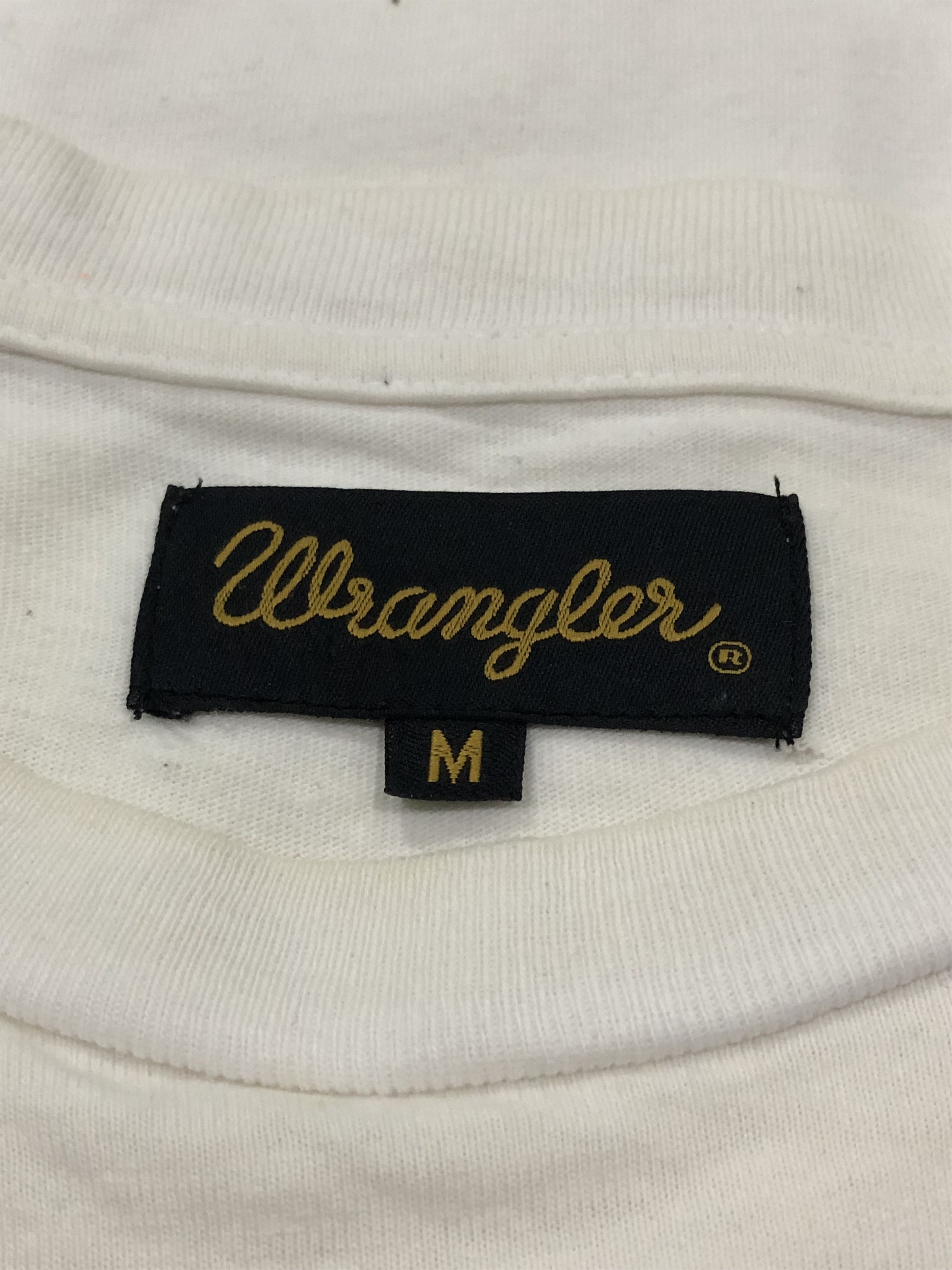 Vintage × Wrangler Vintage Worn Wrangler Tshirt Size US M / EU 48-50 / 2 - 3 Thumbnail