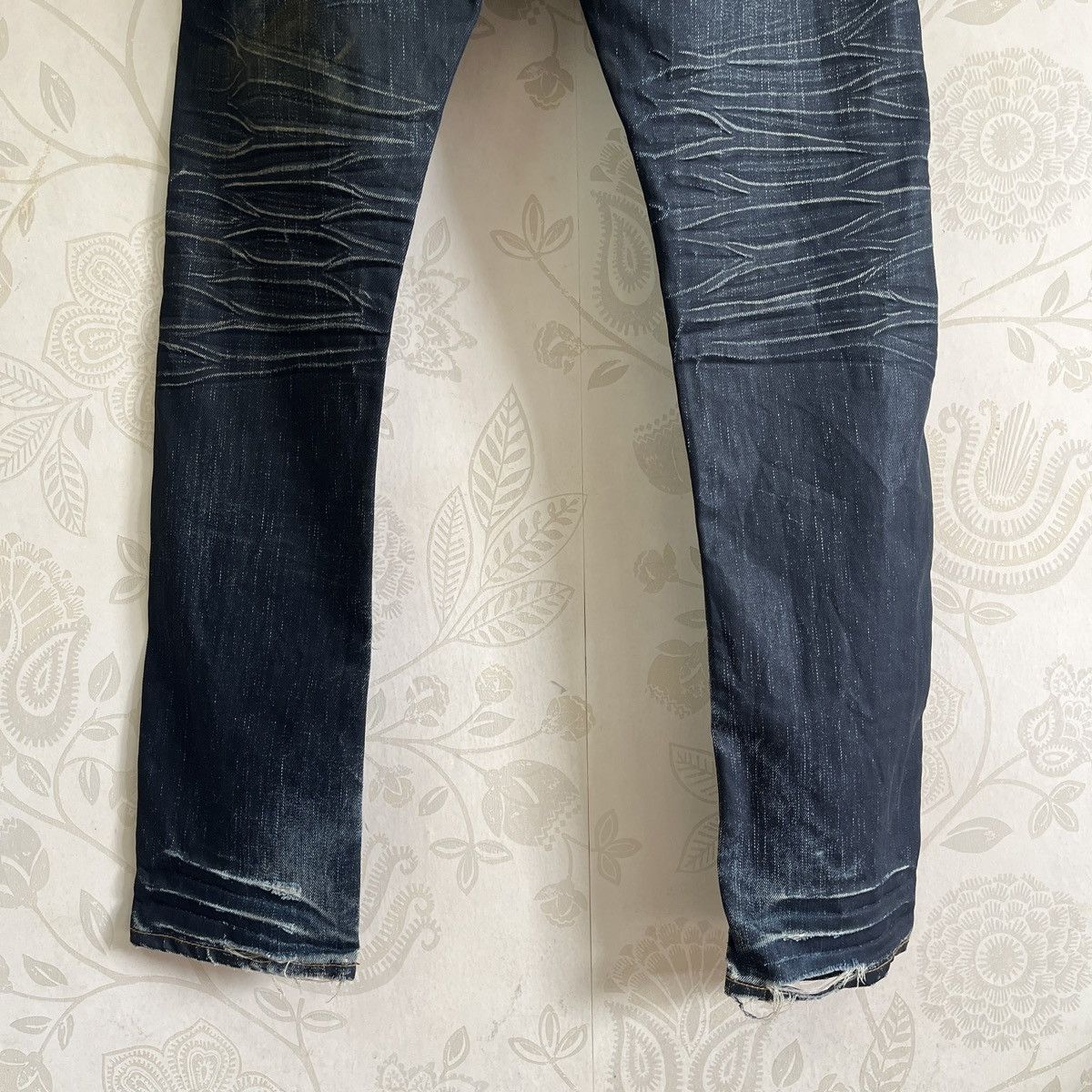 Swagger Acid Wash Faded Black Swagger Buttons Denim Size US 34 / EU 50 - 23 Thumbnail