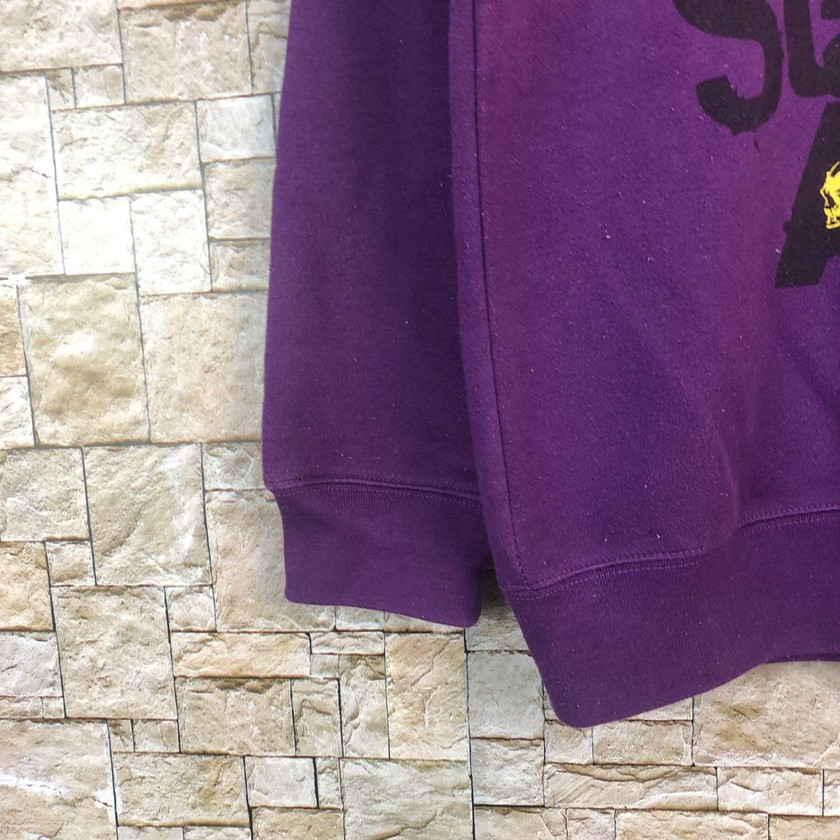 Japanese Brand Primal Point skull Purple Sweatshirt #A182 Size US M / EU 48-50 / 2 - 7 Thumbnail