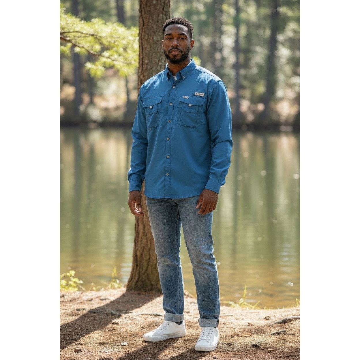 Columbia Columbia PFG Men’s Long Sleeve Fishing Shirt – Size XL Size US XL / EU 56 / 4 - 2 Thumbnail