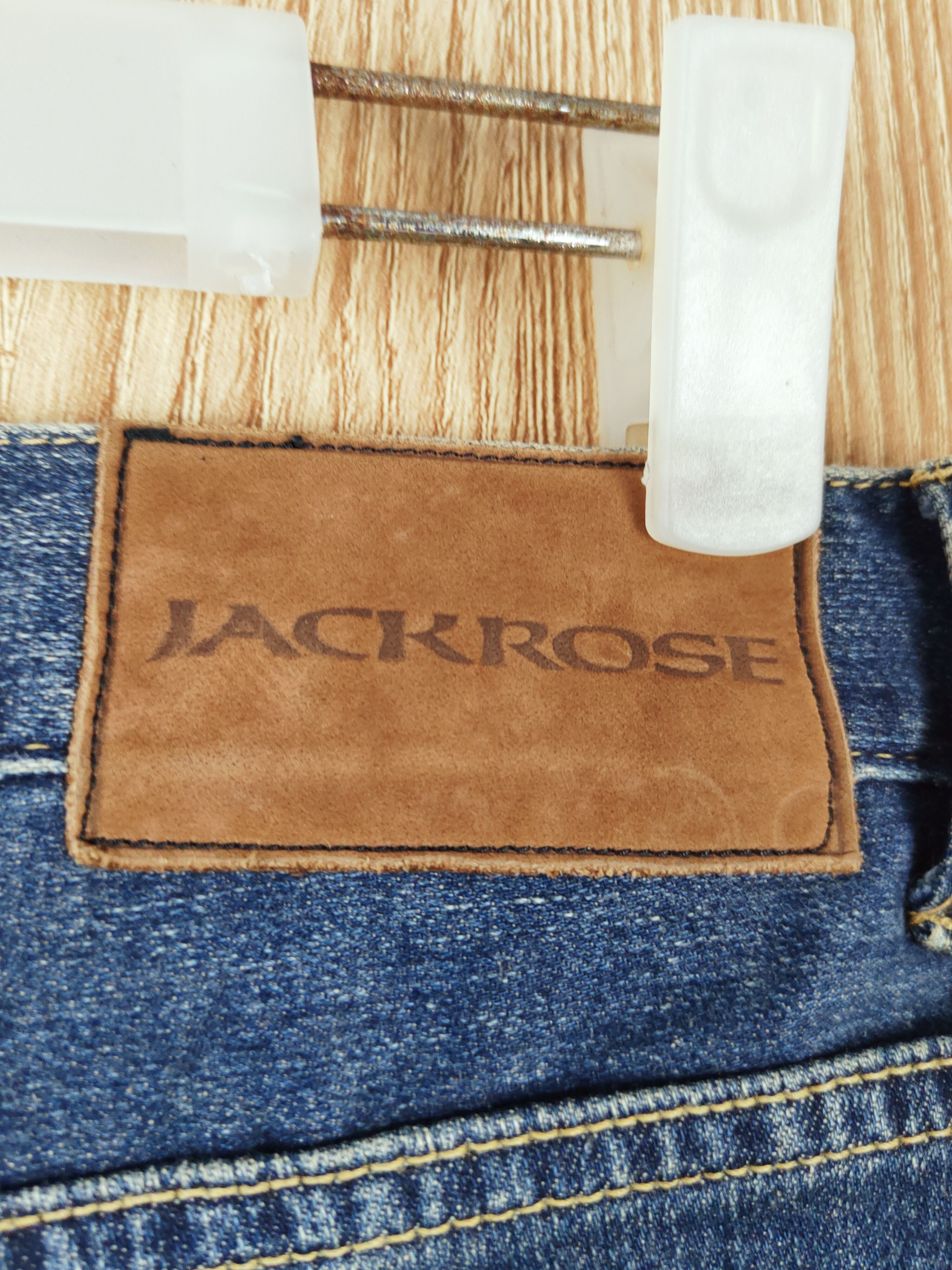 JACKROSE Jack Rose Blue Distressed Ripped Jeans #W191 Size 27" / US 4 / IT 40 - 7 Thumbnail