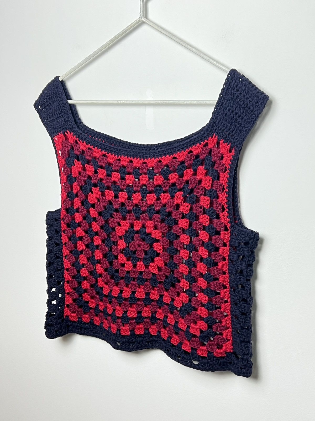 Seditionaries 1/1 handmade crochet kapital vibe sweater Size US S / EU 44-46 / 1 - 2 Thumbnail