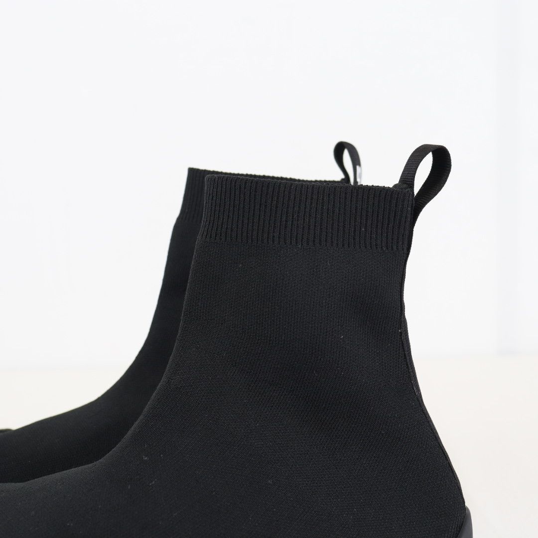 Balenciaga o1rshd1 Flex Five Toe Socks Boots in Black Size US 8 / EU 41 - 11 Thumbnail
