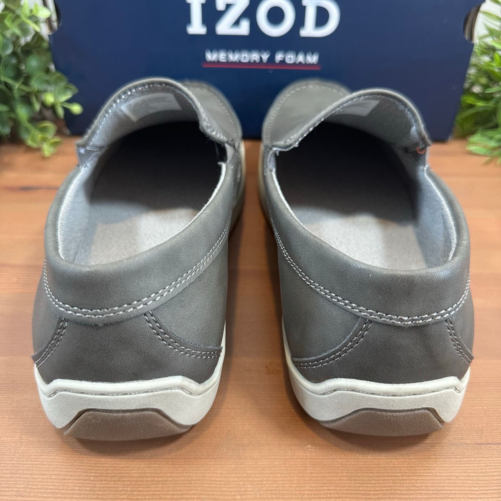 Izod Izod Men's Seapoint Grey Memory Foam Loafers Size 13 Size US 13 / EU 46 - 4 Thumbnail