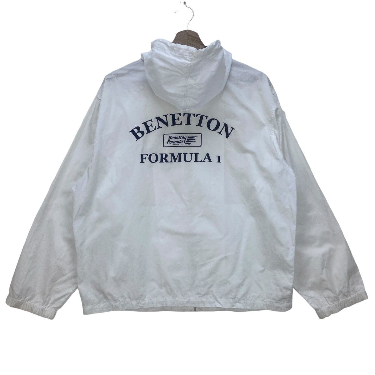 Benetton Vintage Benetton Formula 1 Racing Team Zipper Jacket Sweater Size US S / EU 44-46 / 1 - 1 Thumbnail